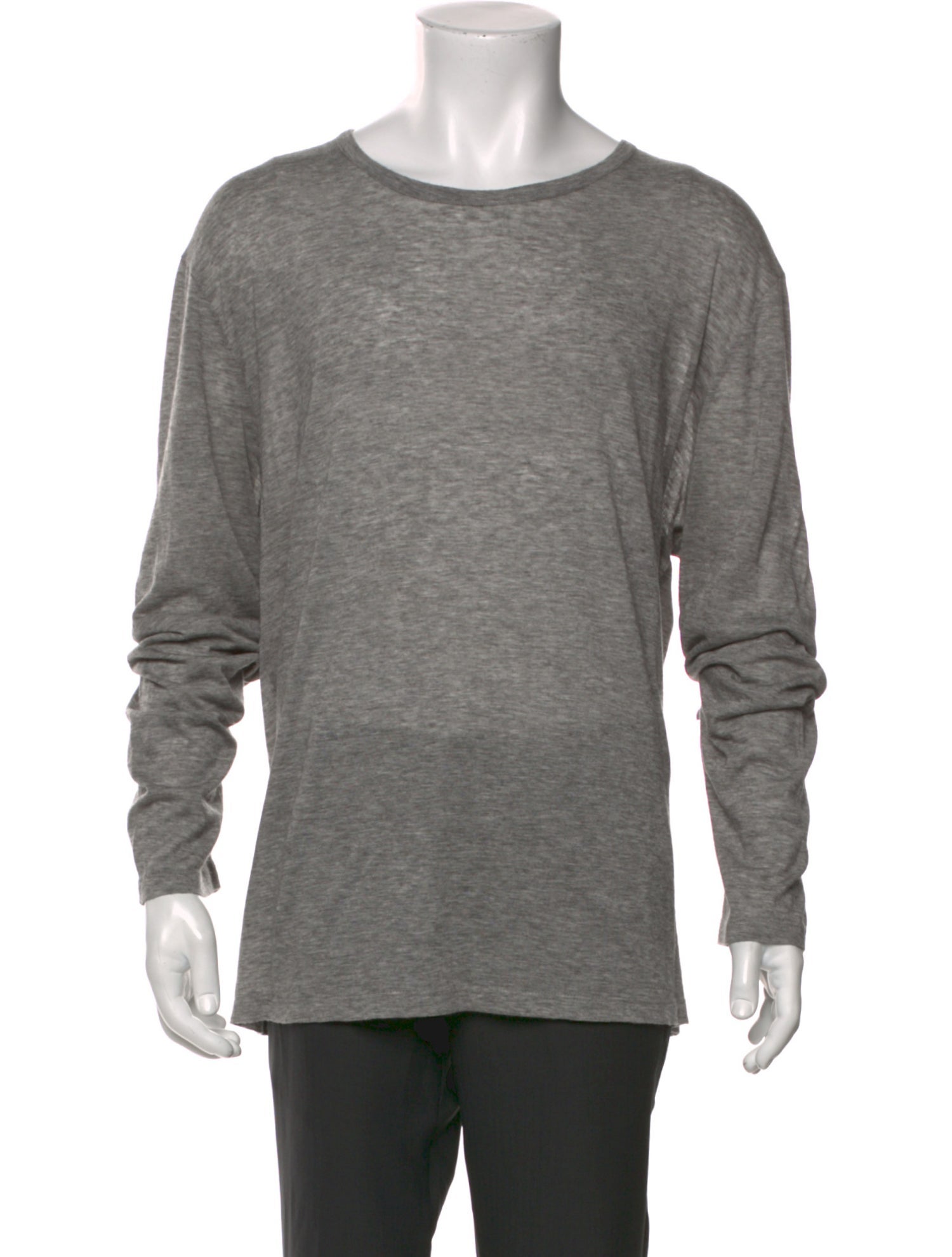 Alexander Wang Crew Neck Long Sleeve T-Shirt
