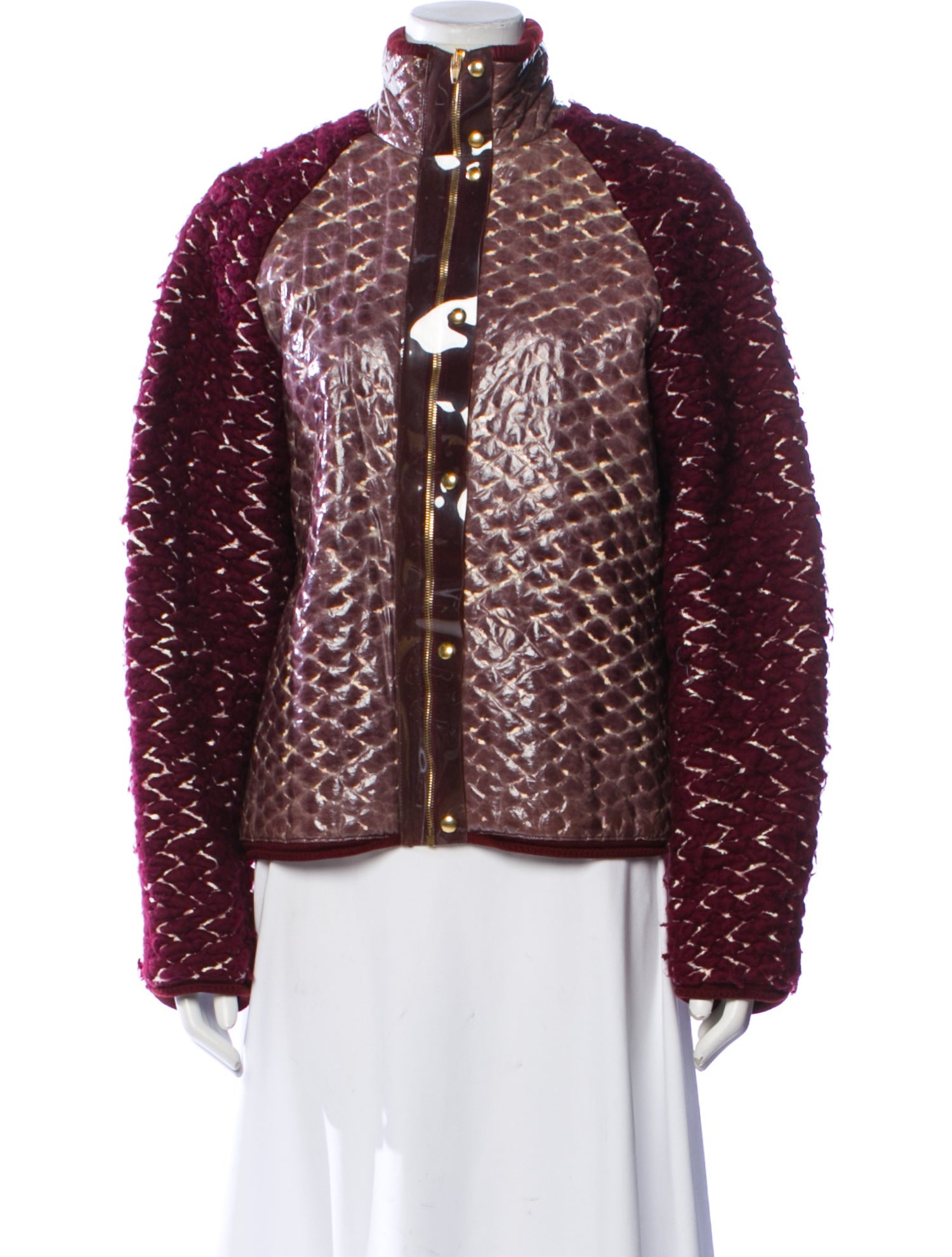 Alexander Wang Vintage Printed Faux Fur Jacket
