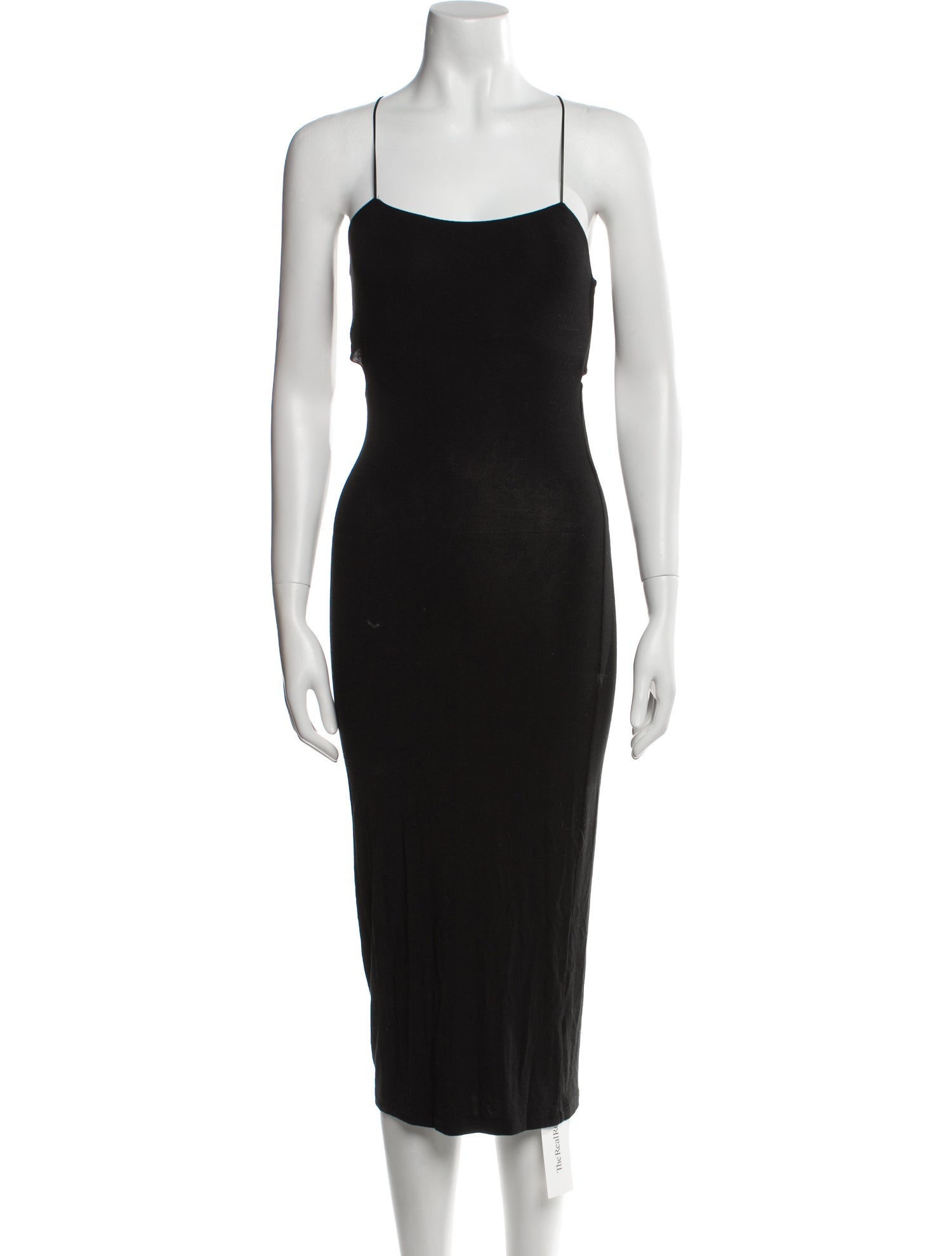 T by Alexander Wang Square Neckline Knee-Length Dress