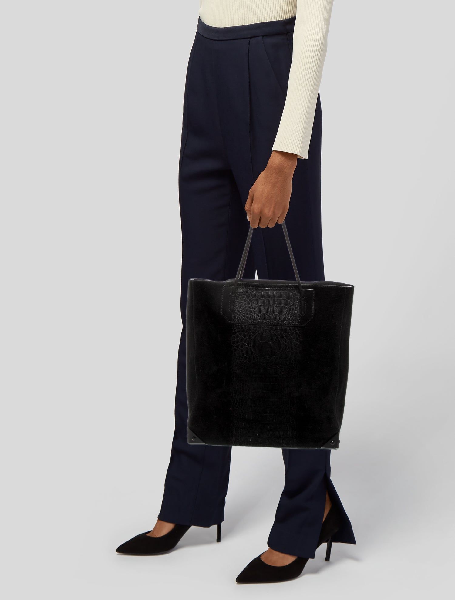 Alexander Wang Suede Top Handle Bag