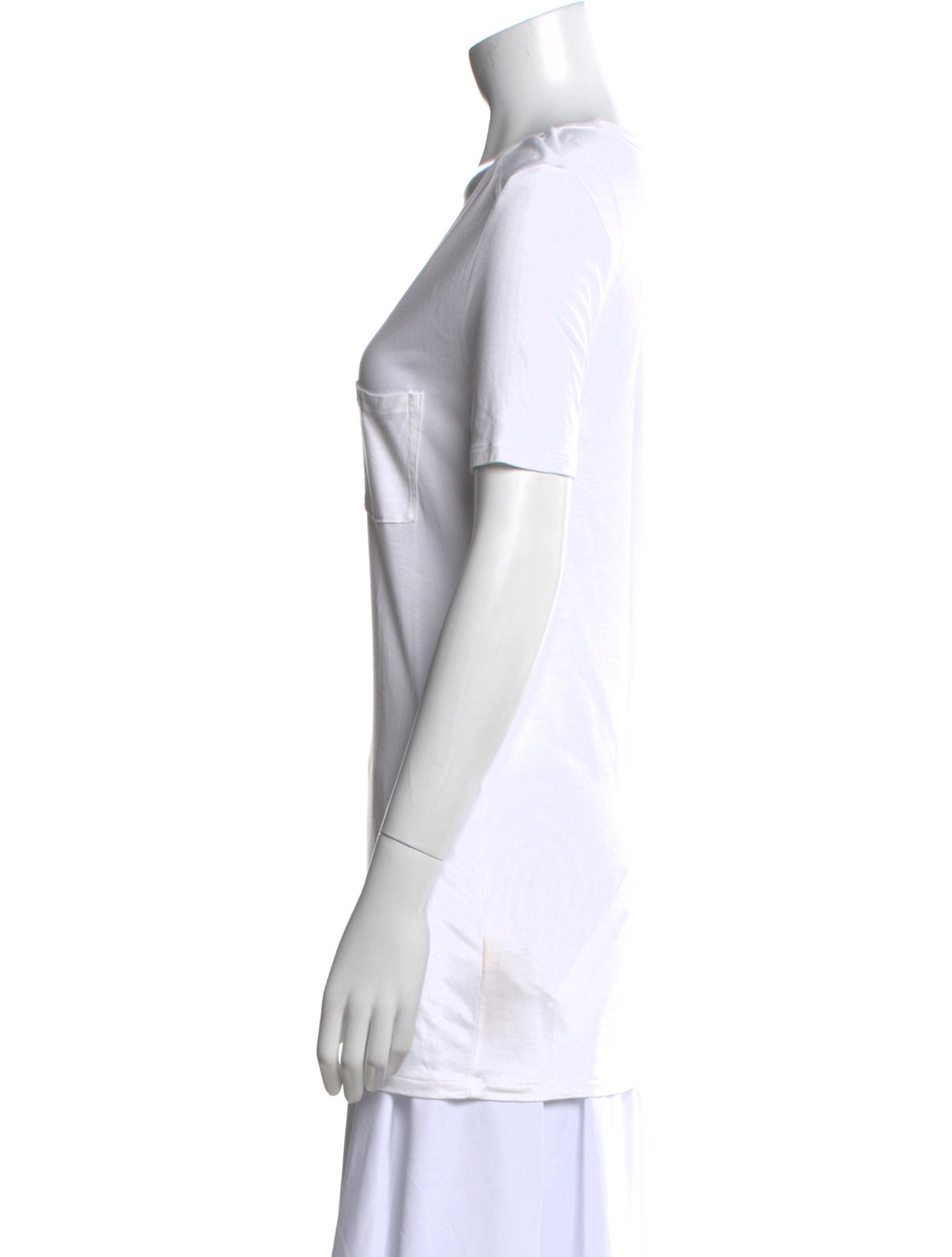 Alexander Wang V-Neck Short Sleeve T-Shirt