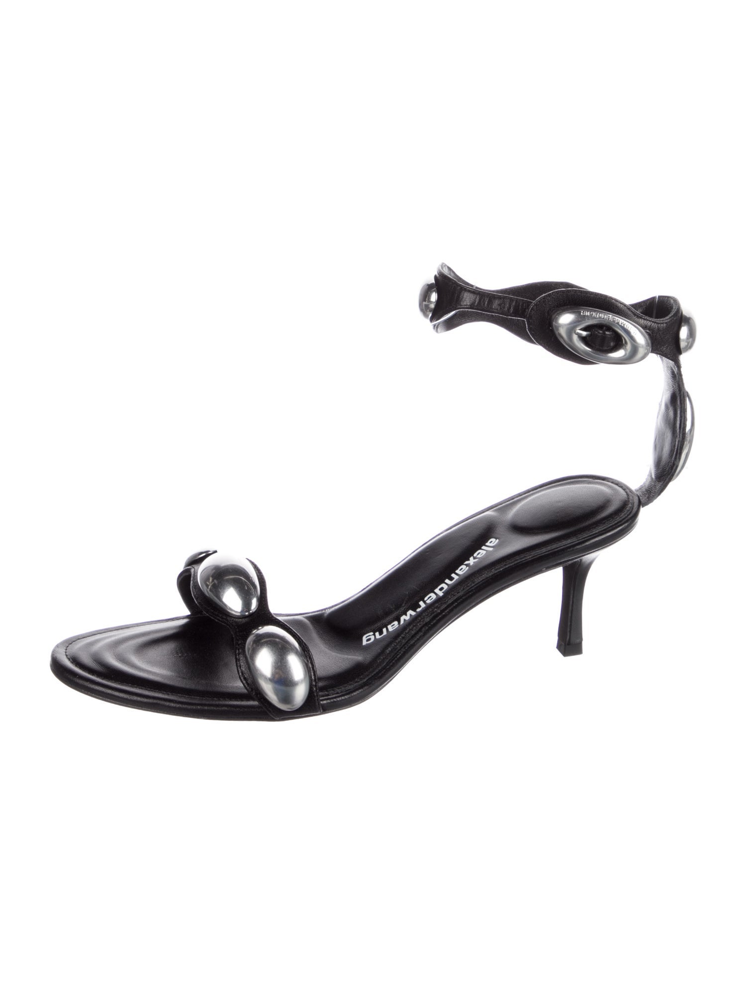 Alexander Wang Leather Studded Accents Sandals