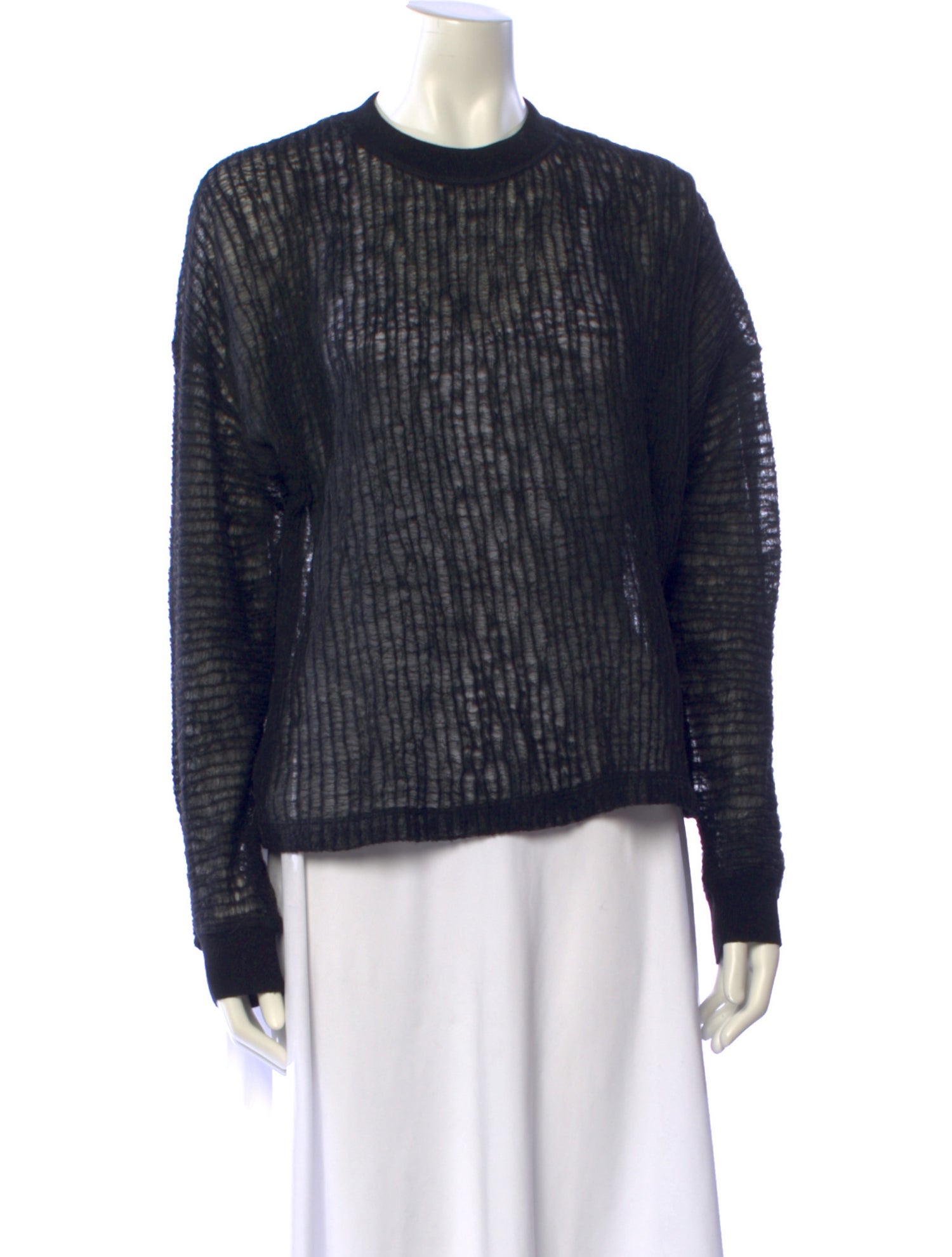 Alexander Wang Striped Crew Neck Sweater