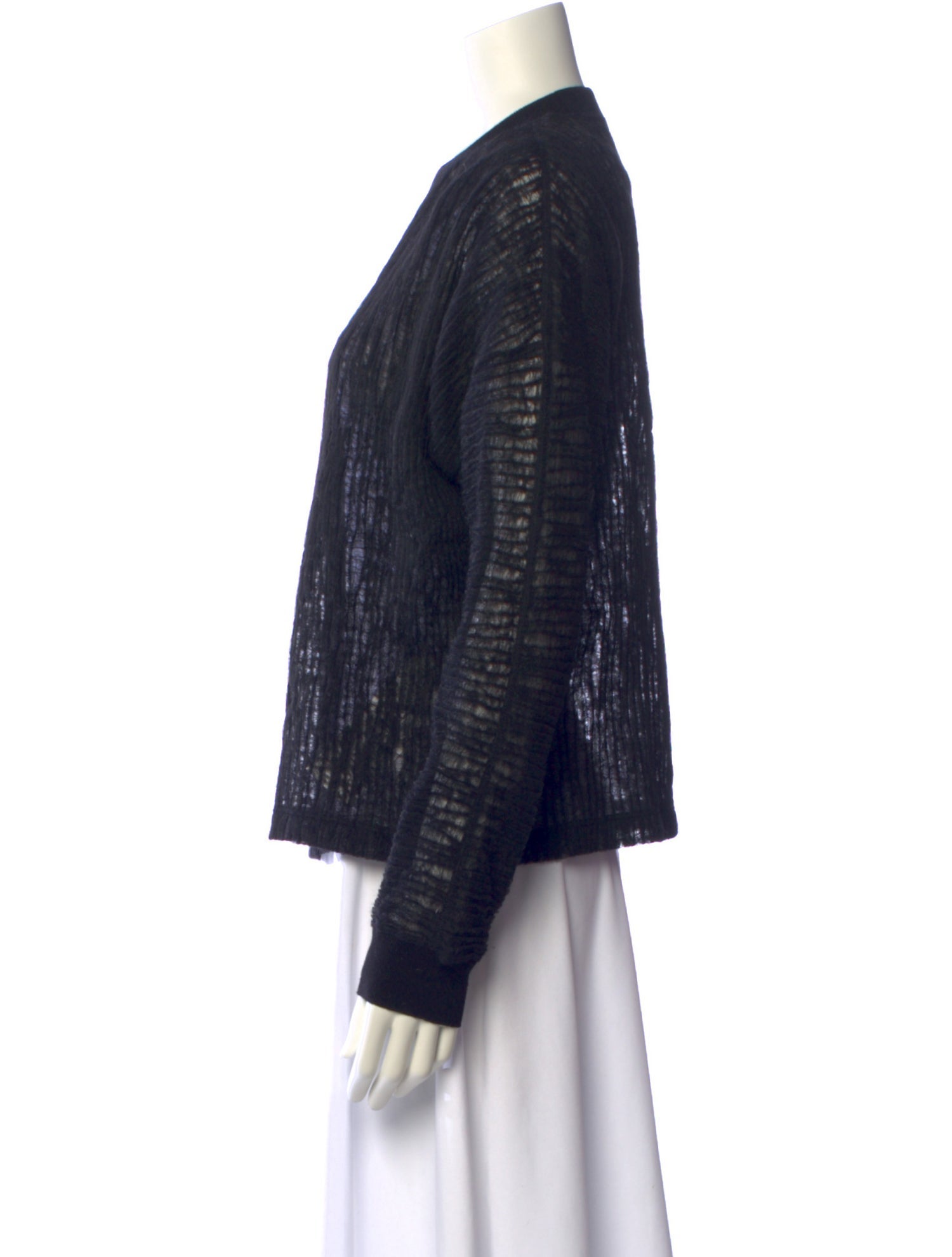 Alexander Wang Striped Crew Neck Sweater