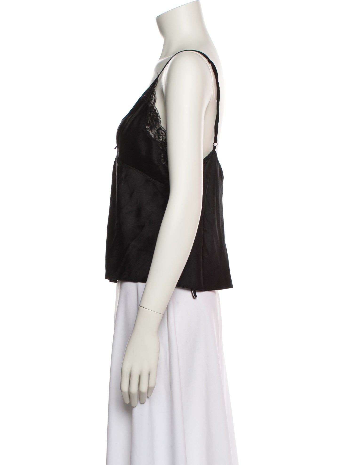 Alexanderwang.T V-Neck Sleeveless Crop Top