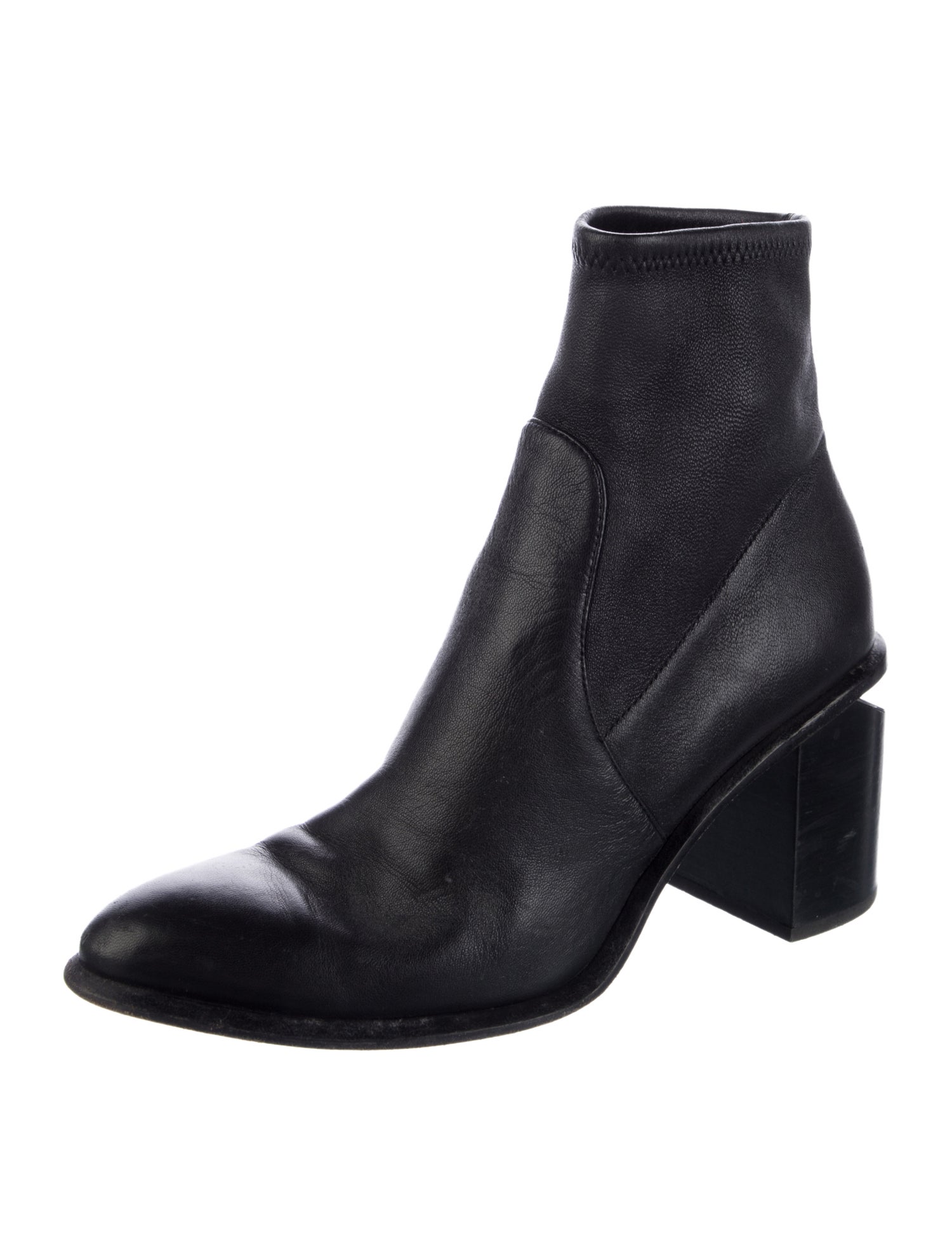 Alexander Wang Leather Sock Boots
