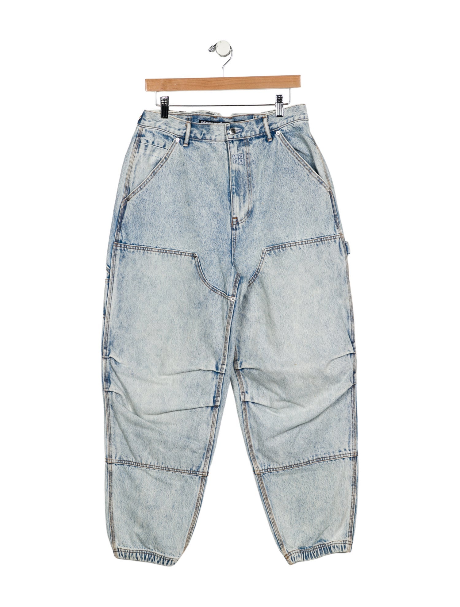 Alexander Wang High-Rise Straight Leg Jeans