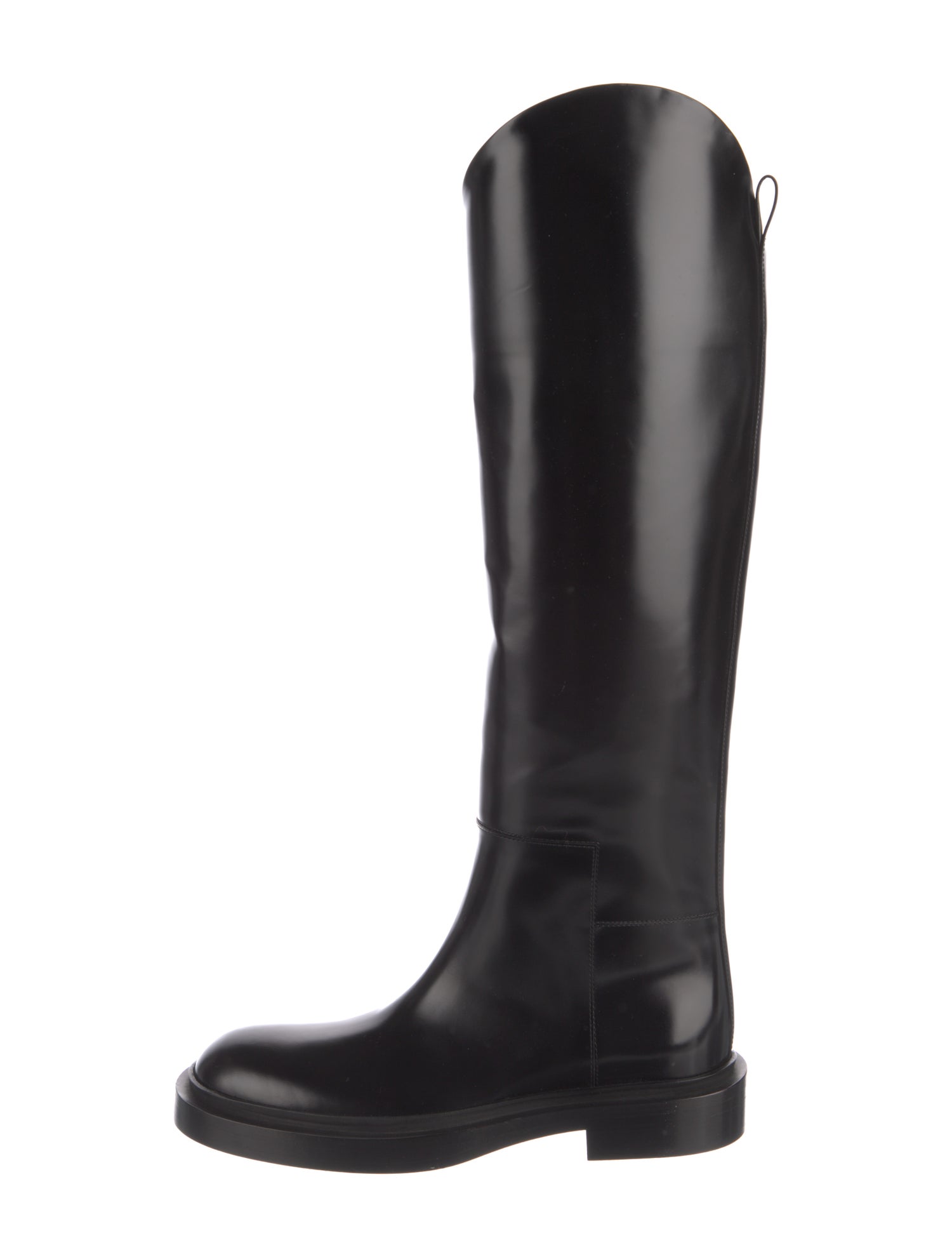 Jil Sander Patent Leather Riding Boots