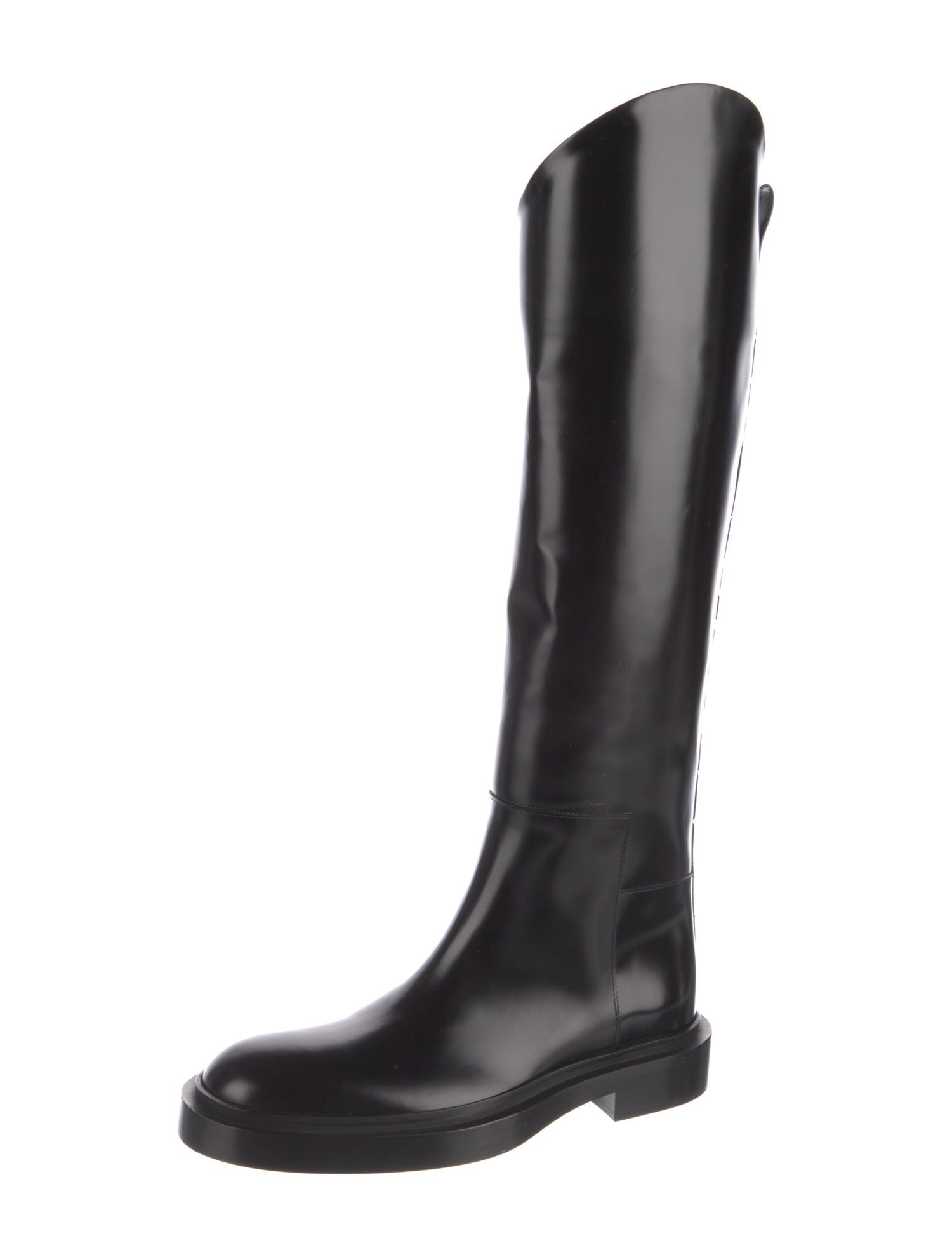 Jil Sander Patent Leather Riding Boots