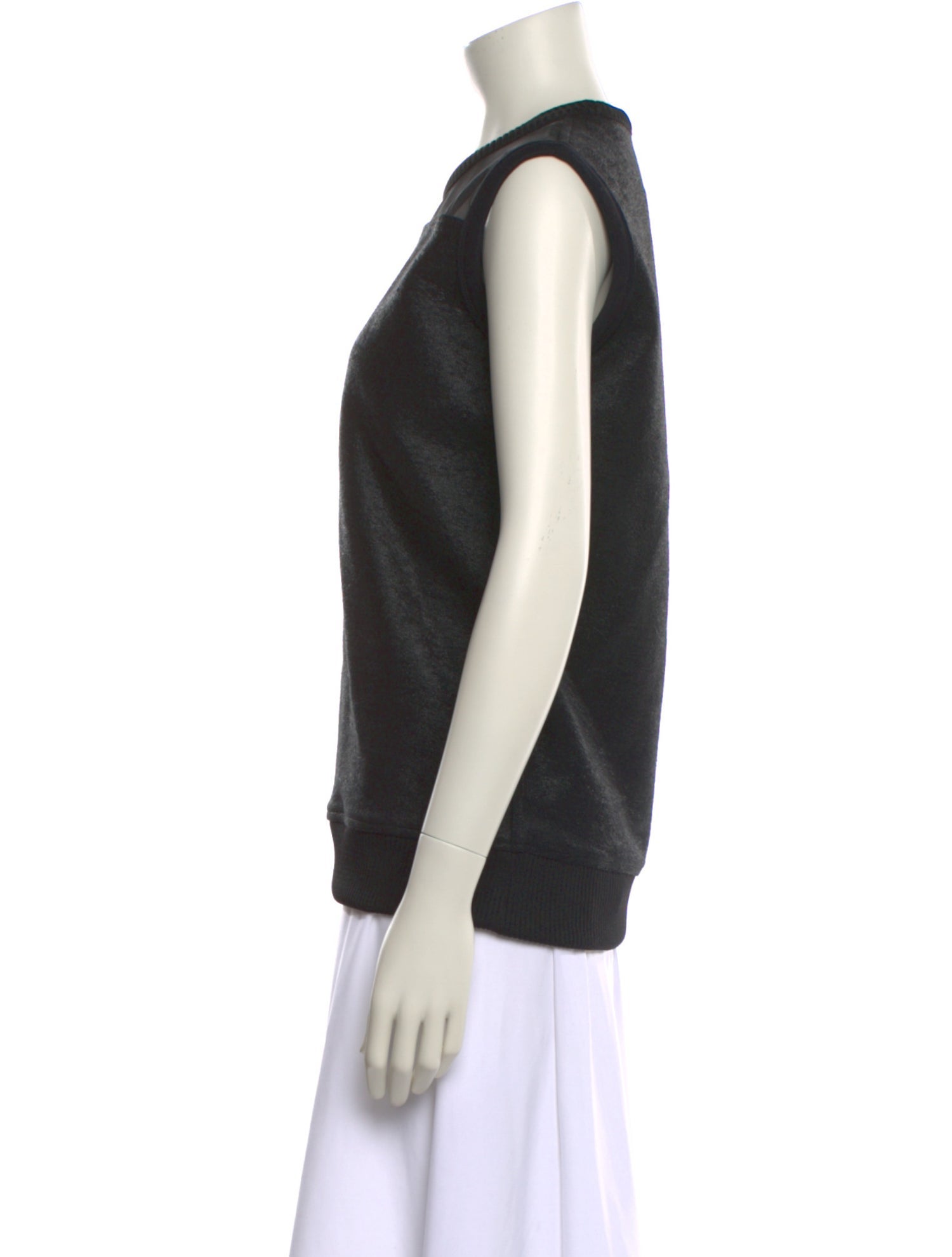 Alexander Wang Crew Neck Sleeveless Top