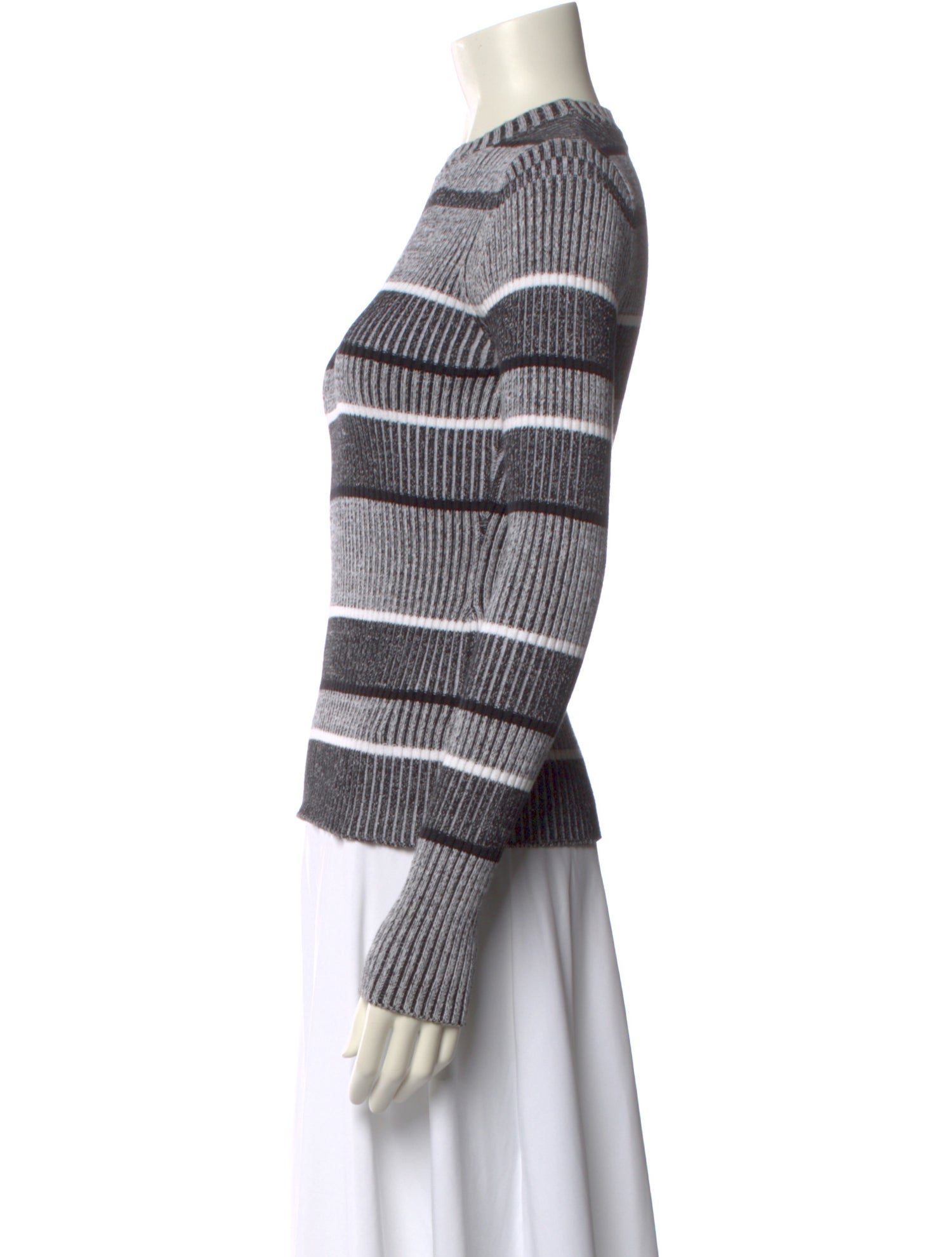 Alexander Wang Striped Crew Neck Sweater