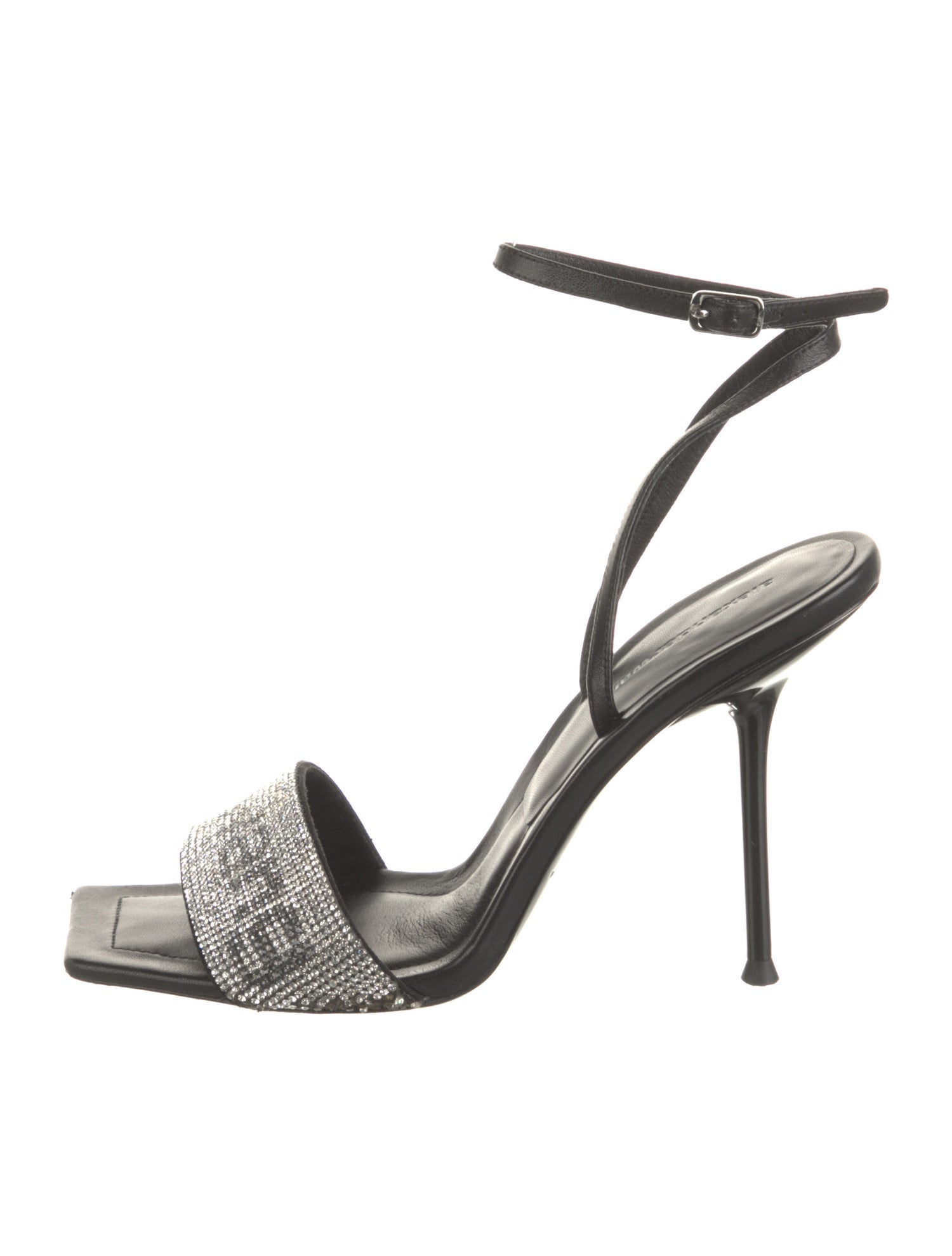 Alexander Wang Leather Graphic Print Sandals