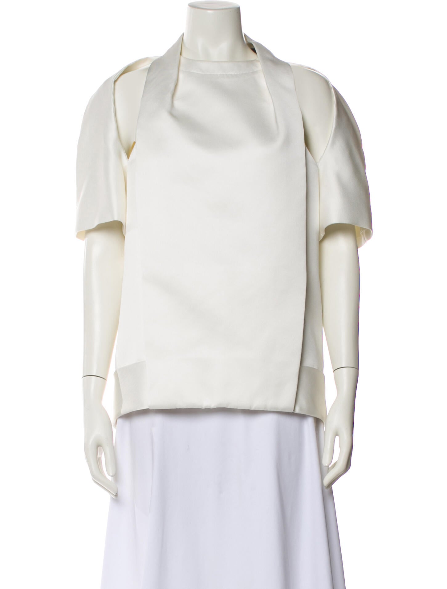 Alexander Wang Mock Neck Three-Quarter Sleeve Sweatshirt