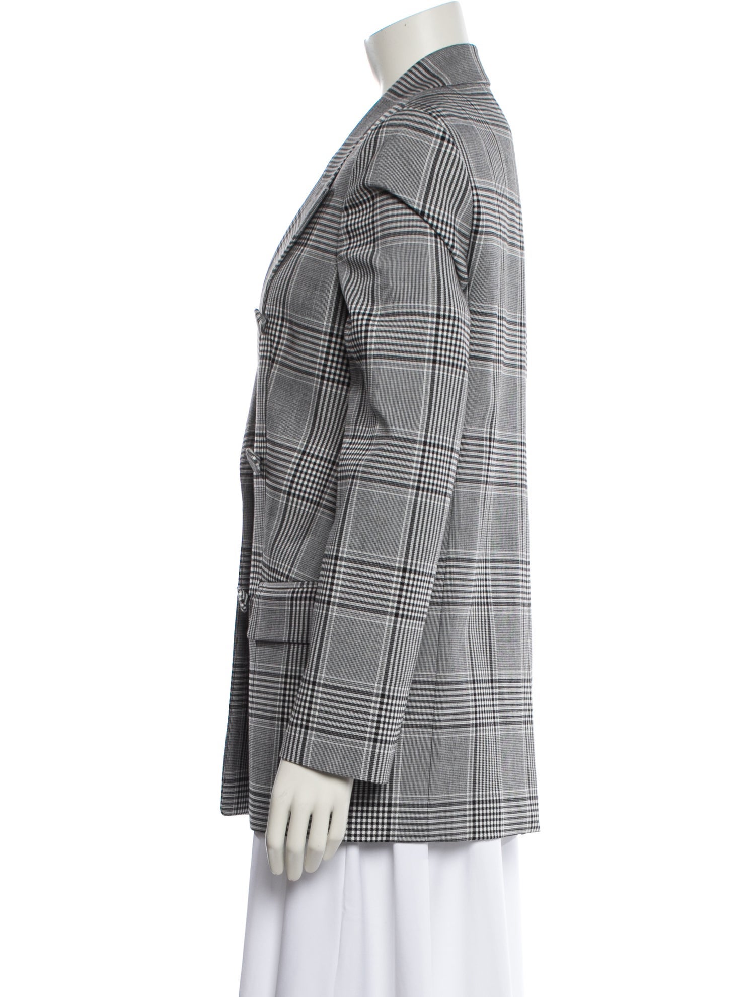 Alexander Wang Plaid Print Blazer