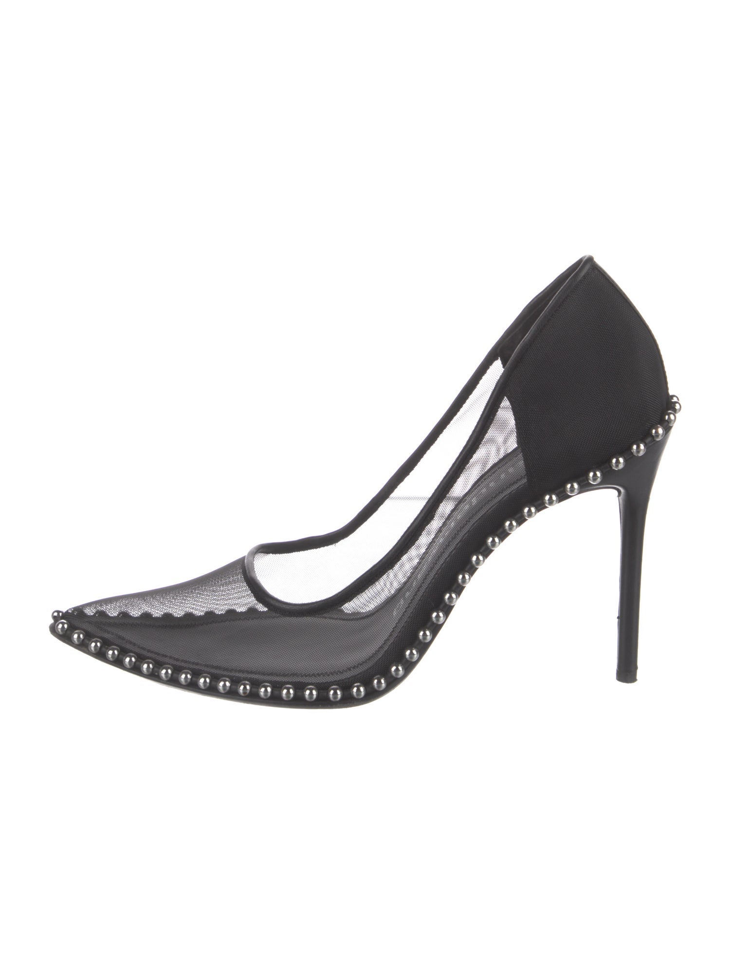 Alexander Wang Mesh Beaded Accents Pumps