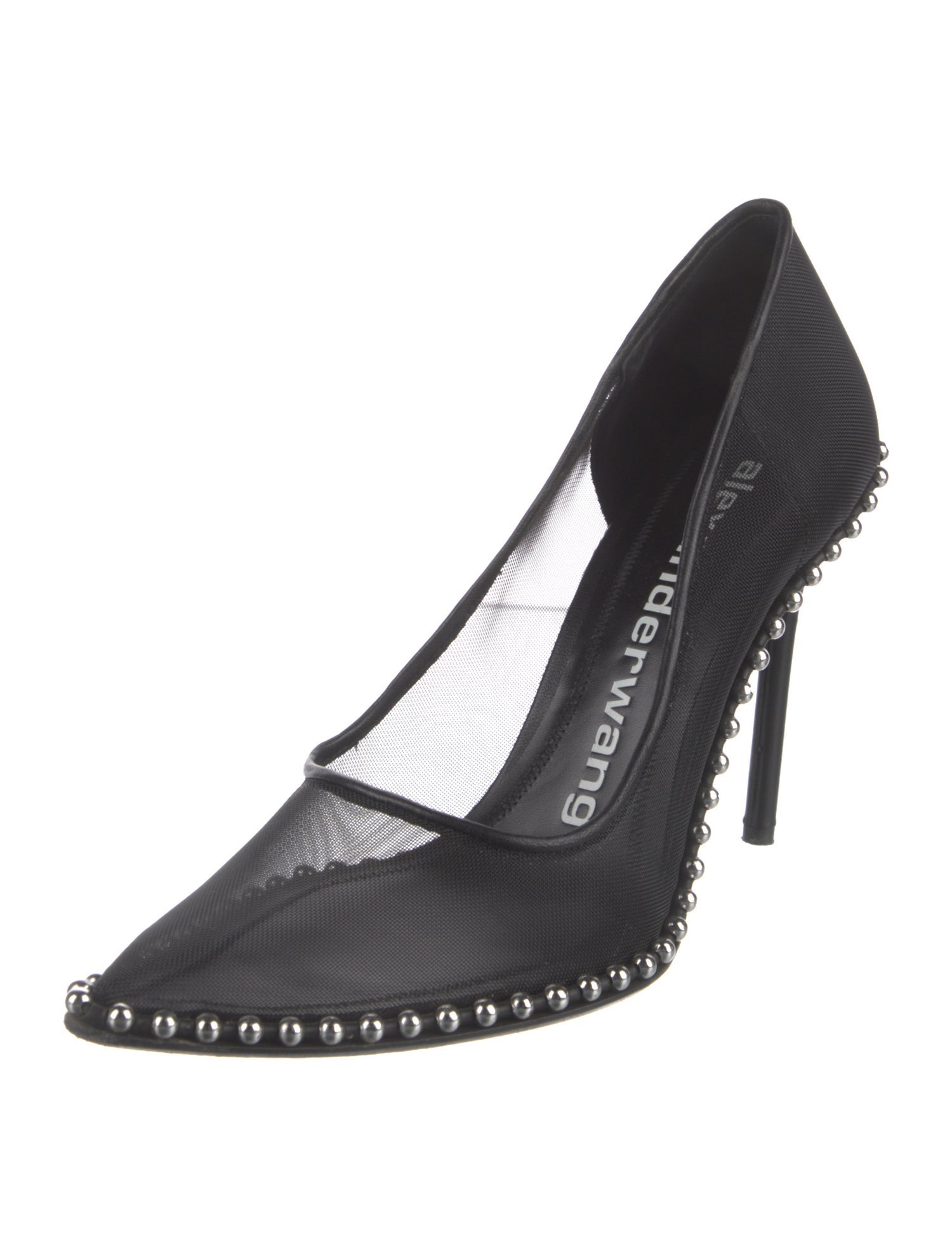 Alexander Wang Mesh Beaded Accents Pumps