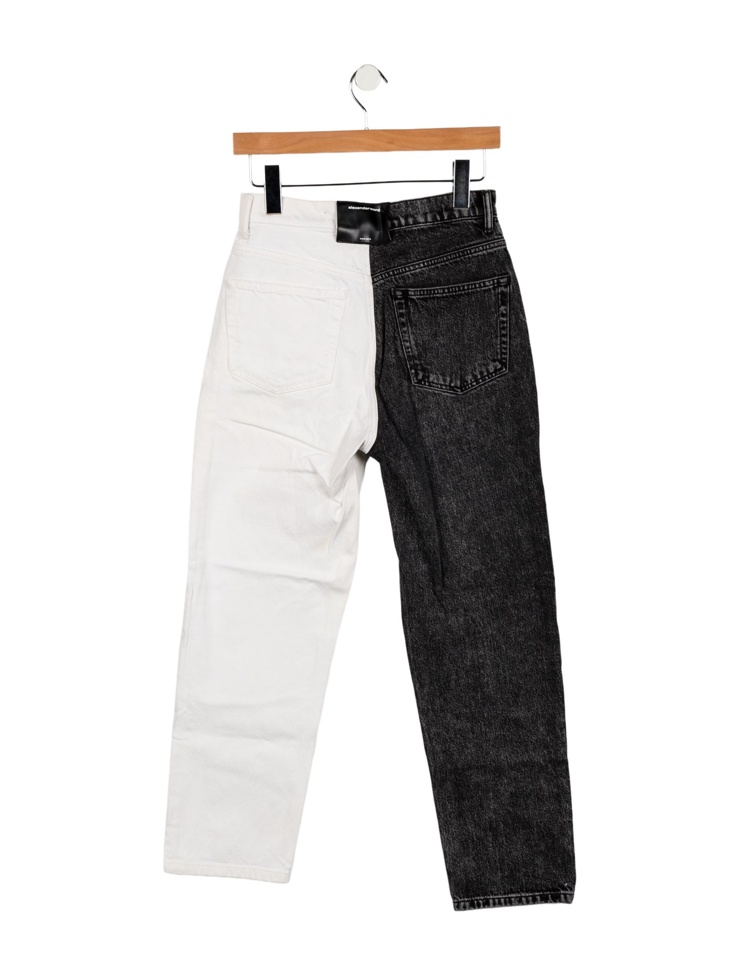 Alexander Wang High-Rise Straight Leg Jeans