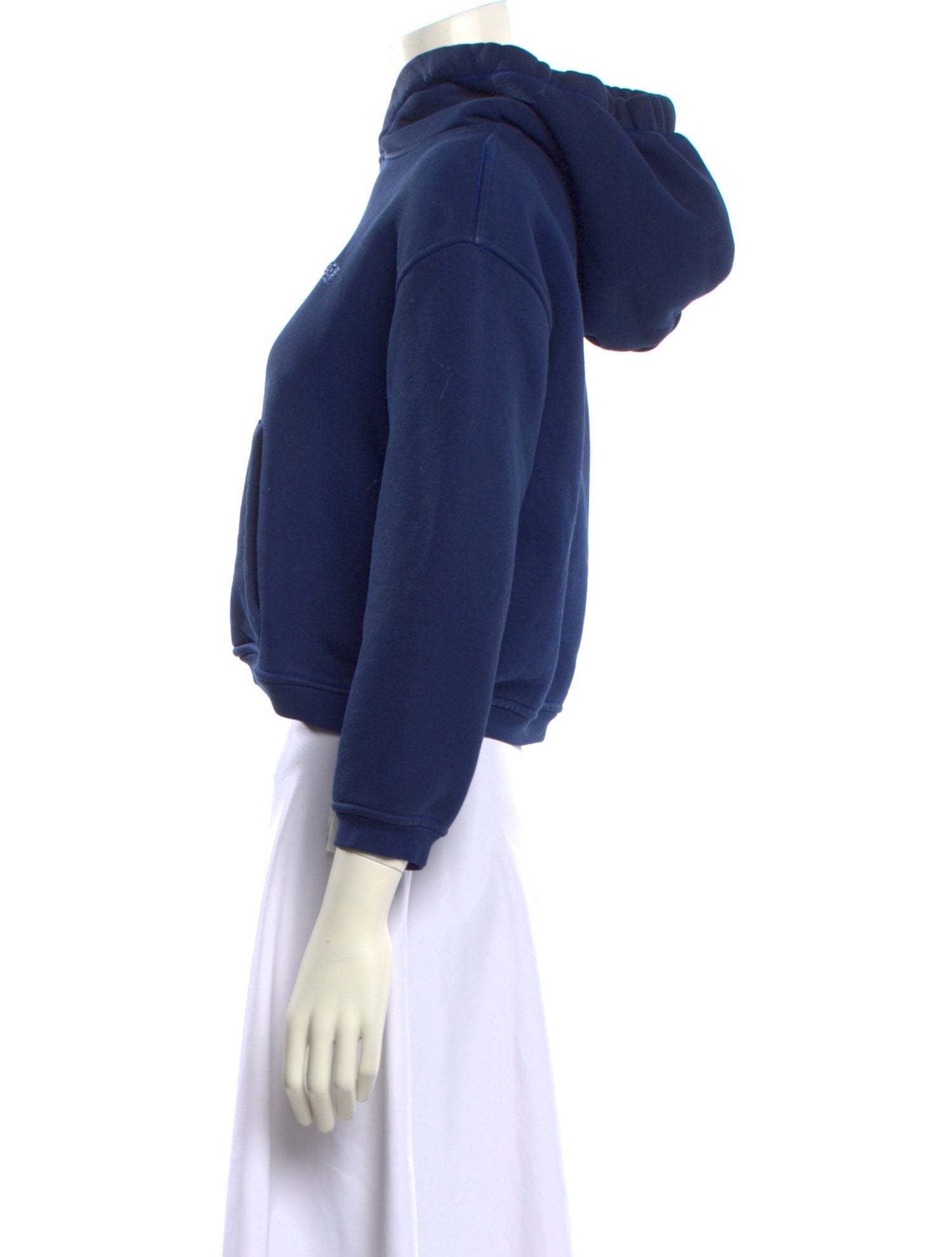 Alexander Wang Crew Neck Three-Quarter Sleeve Sweatshirt