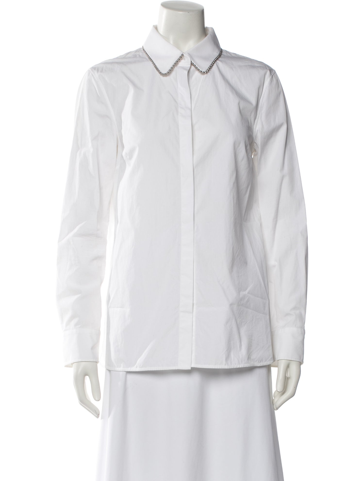 Alexander Wang Long Sleeve Button-Up Top