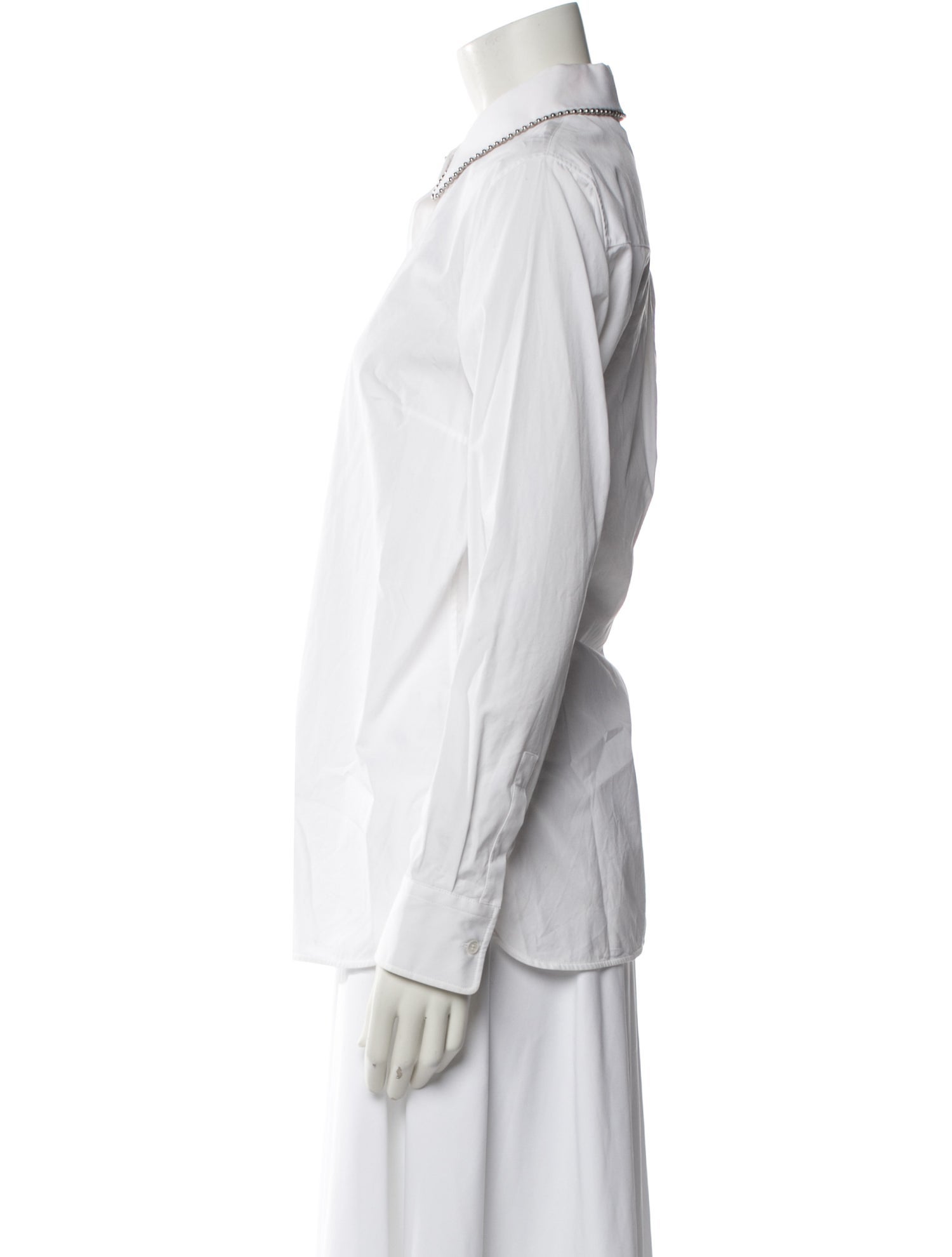 Alexander Wang Long Sleeve Button-Up Top