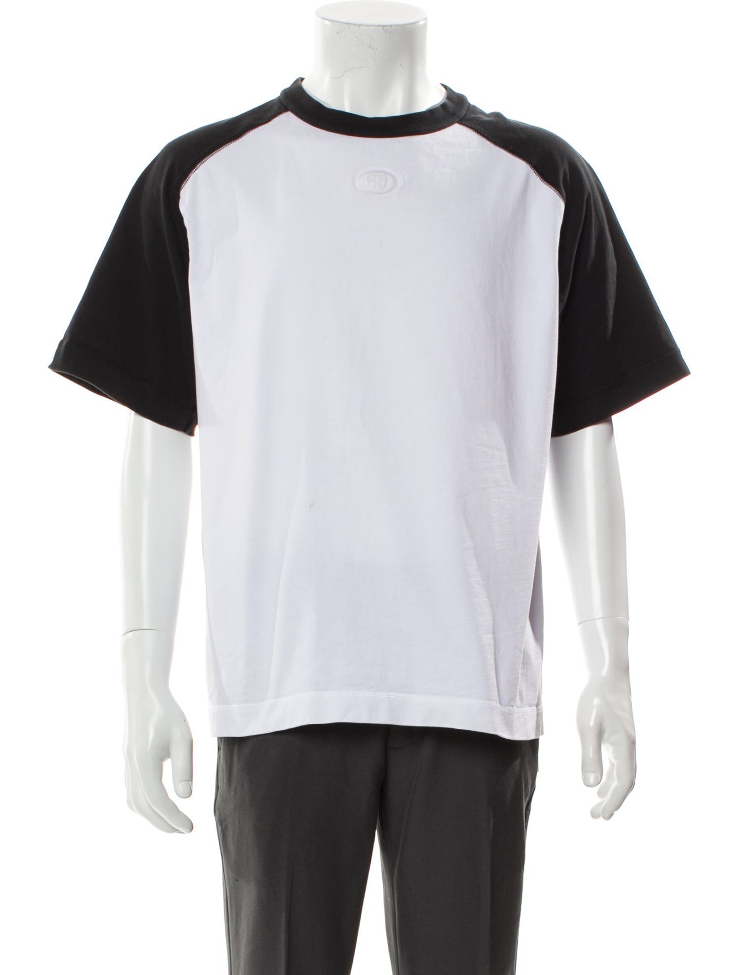 Alexander Wang Colorblock Pattern Crew Neck T-Shirt