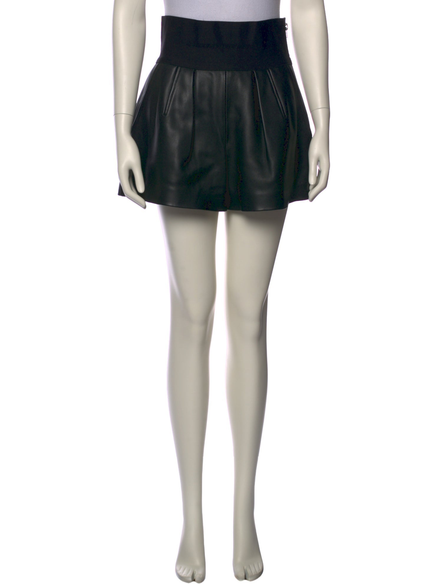 Alexander Wang Lambskin Mini Shorts