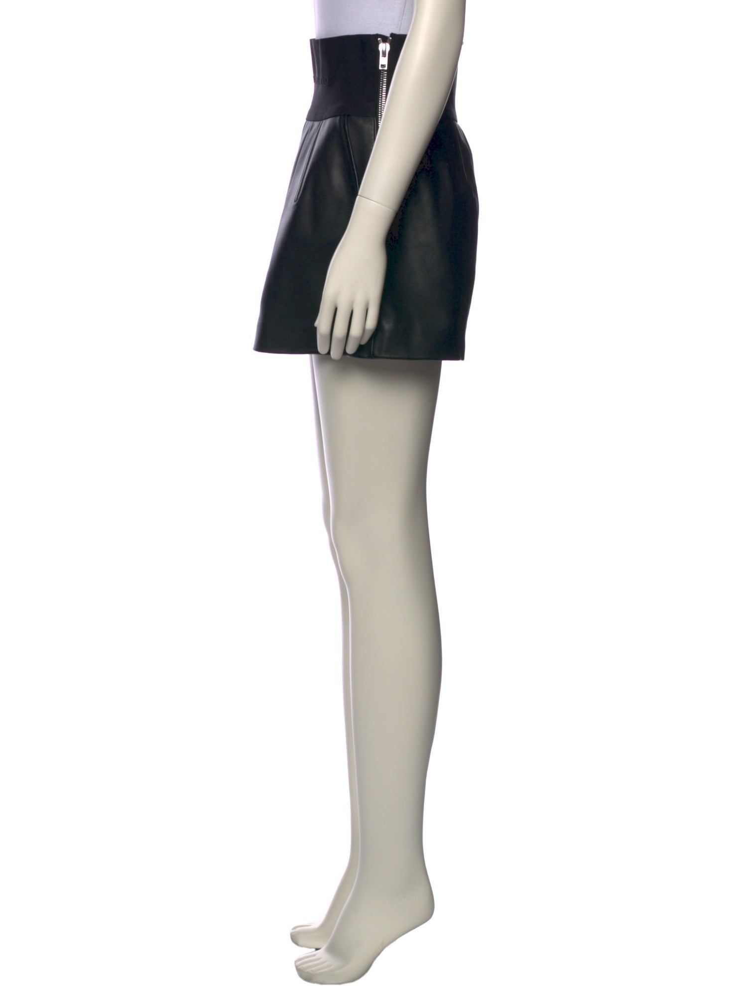 Alexander Wang Lambskin Mini Shorts