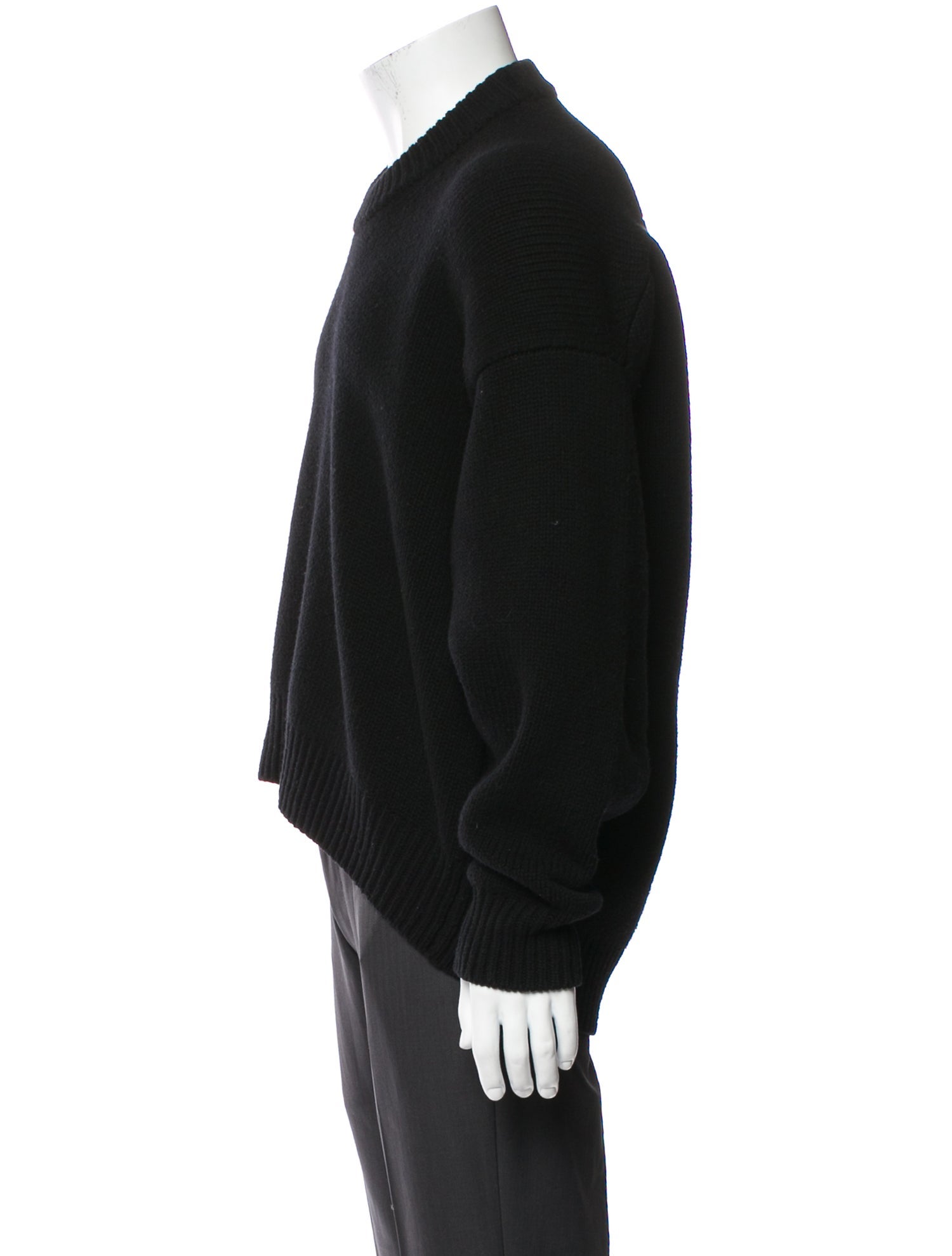 Alexander Wang Wool Crew Neck Polo Sweater