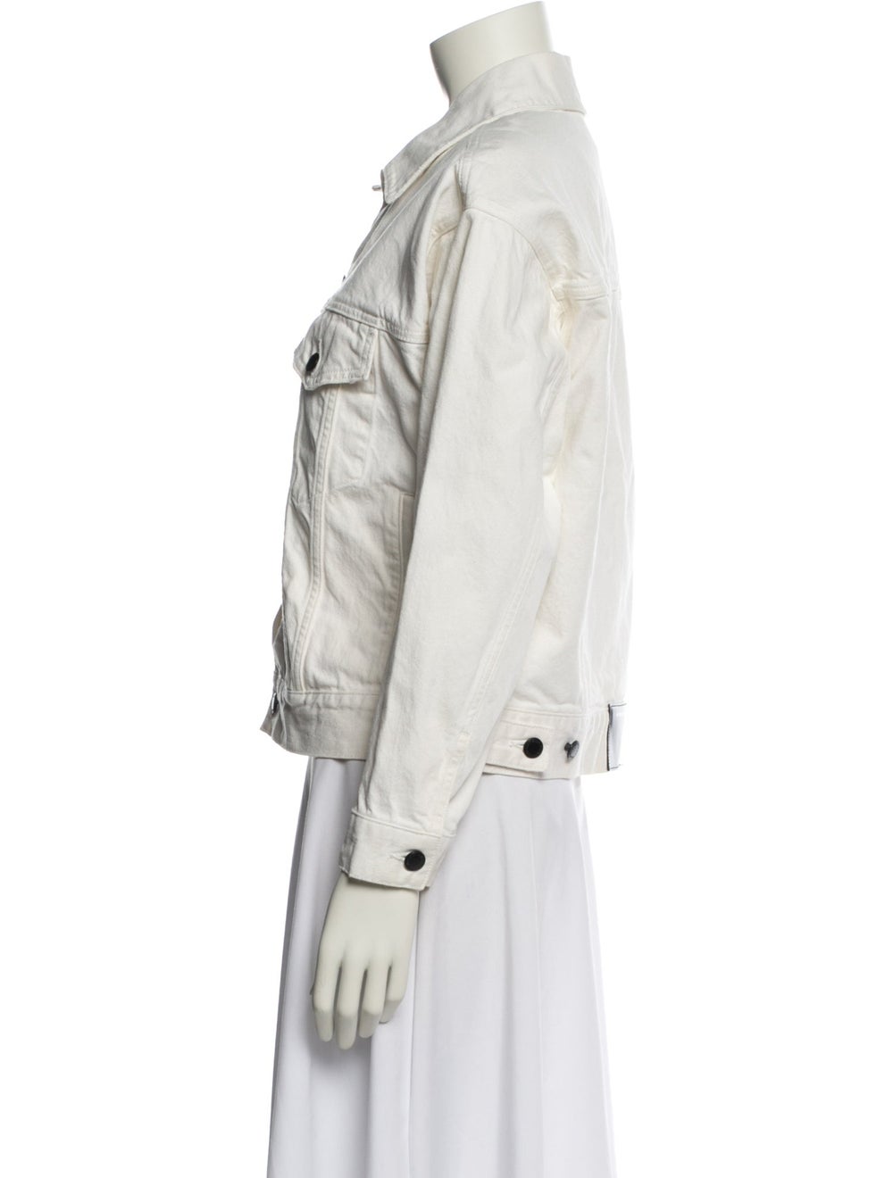 Alexander Wang Colorblock Pattern Denim Jacket - image 2