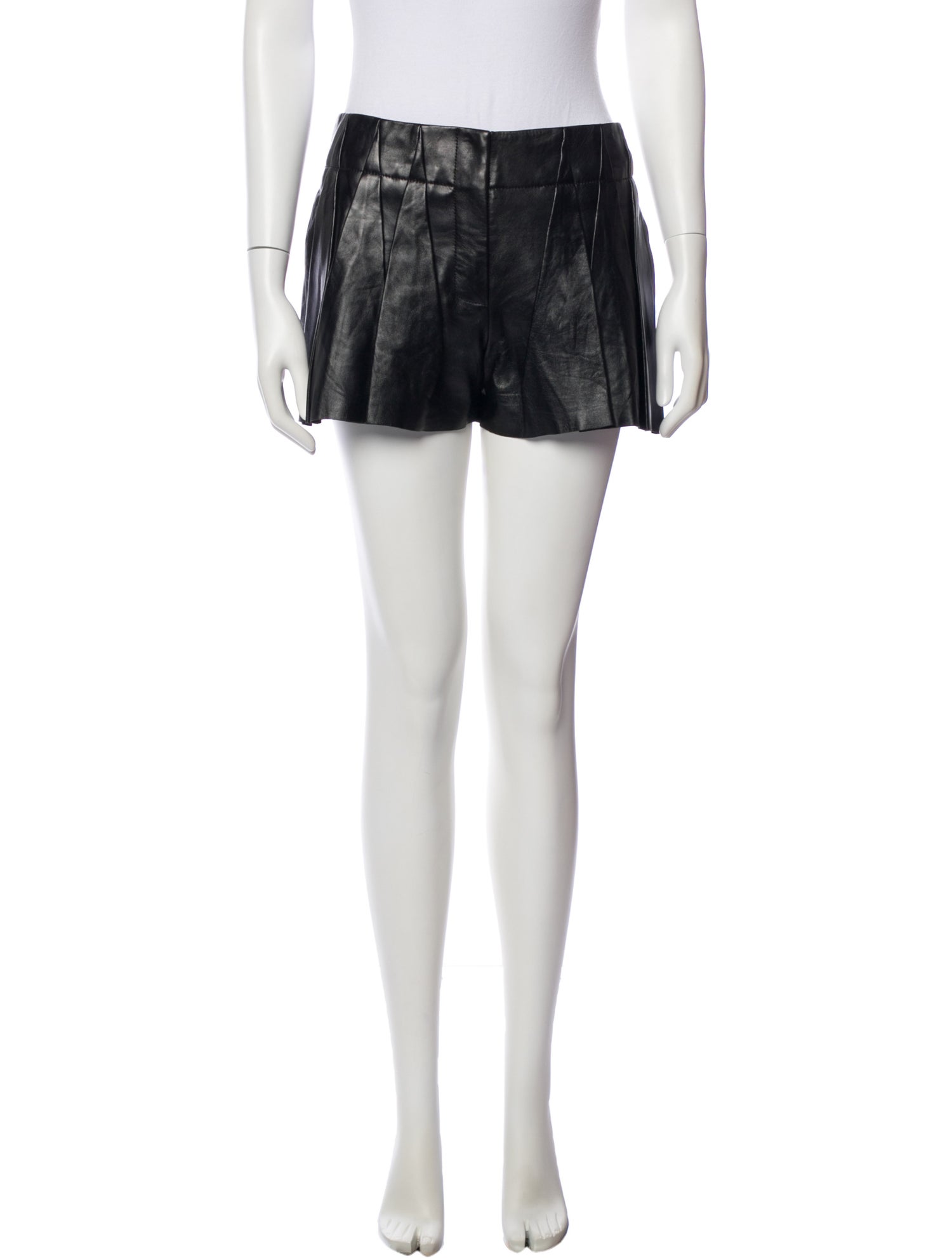 Alexander Wang Lambskin Mini Shorts