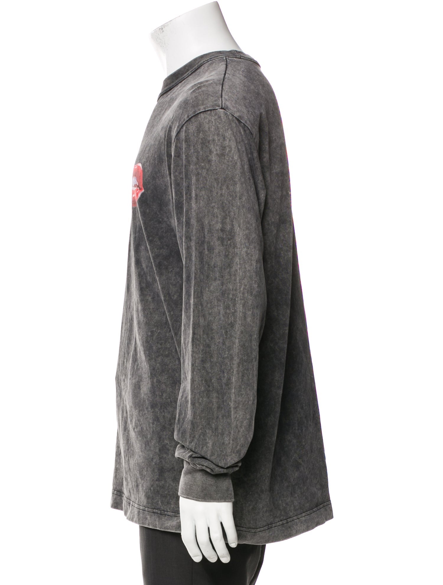 Alexander Wang Graphic Print Crew Neck Henley