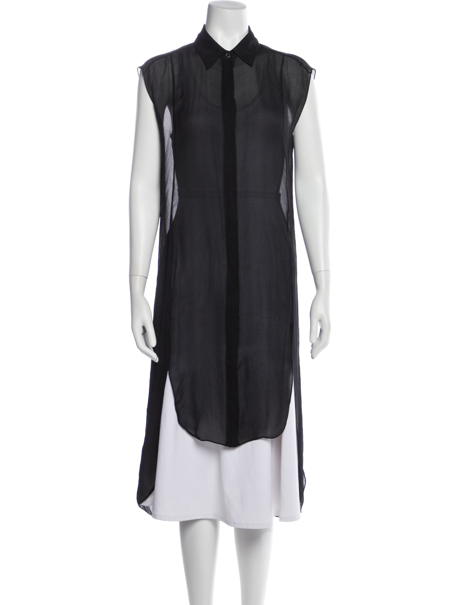 Alexander Wang Silk Sleeveless Tunic