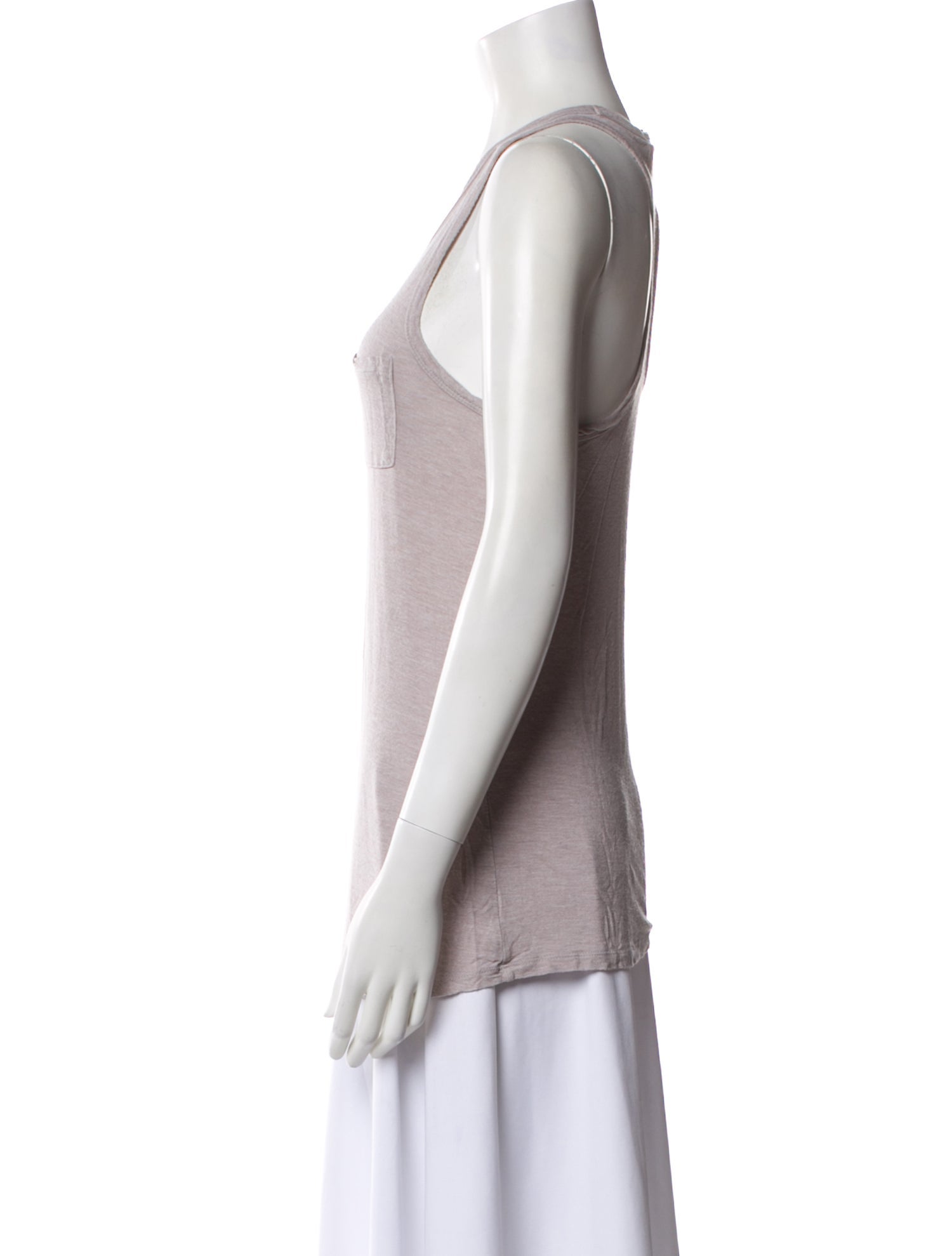 Alexander Wang Scoop Neck Sleeveless Top