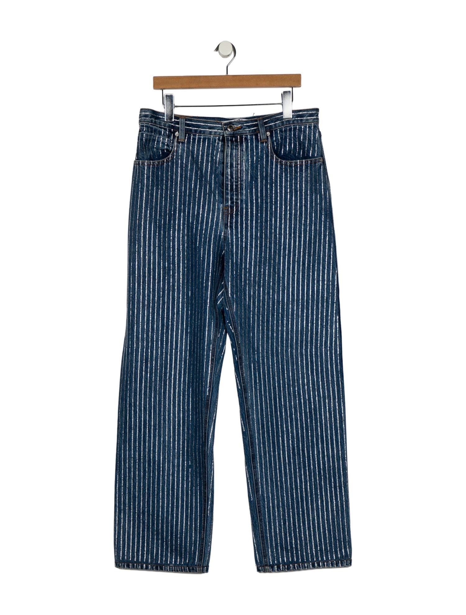 Alexander Wang High-Rise Wide Leg Jeans