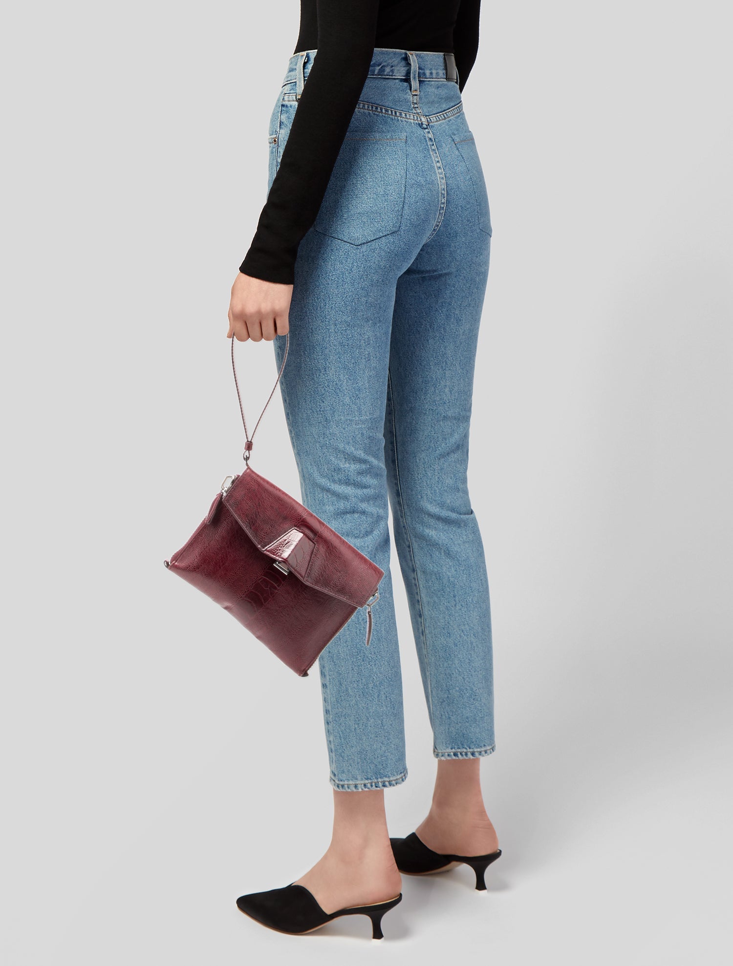 Alexander Wang Embossed Leather Clutch