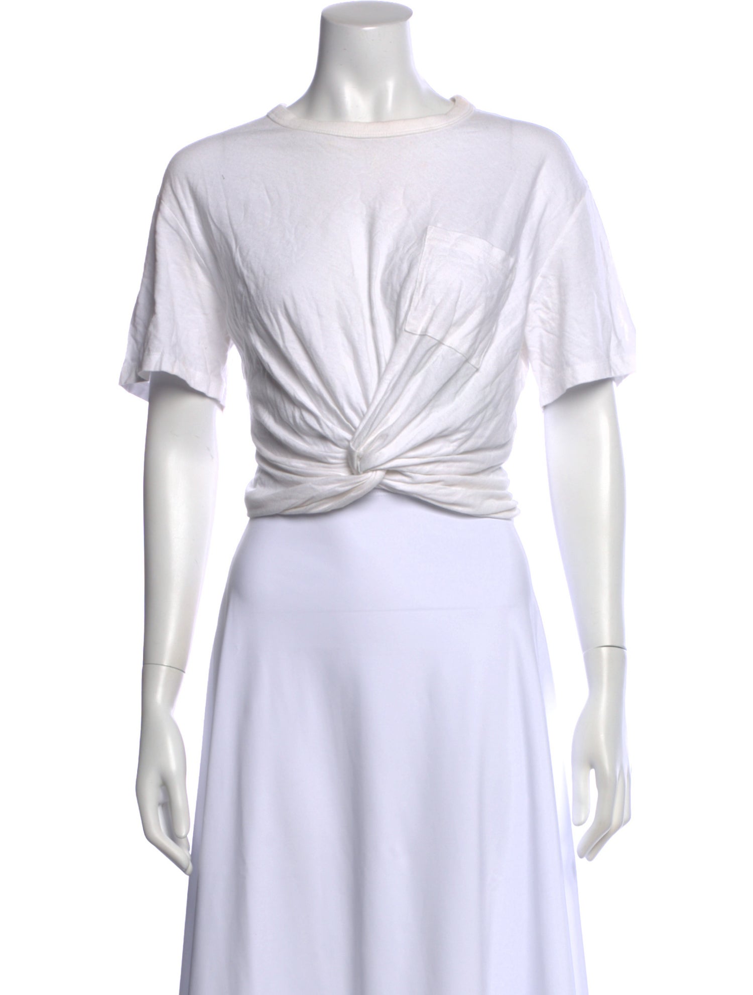 Alexander Wang Crew Neck Short Sleeve T-Shirt