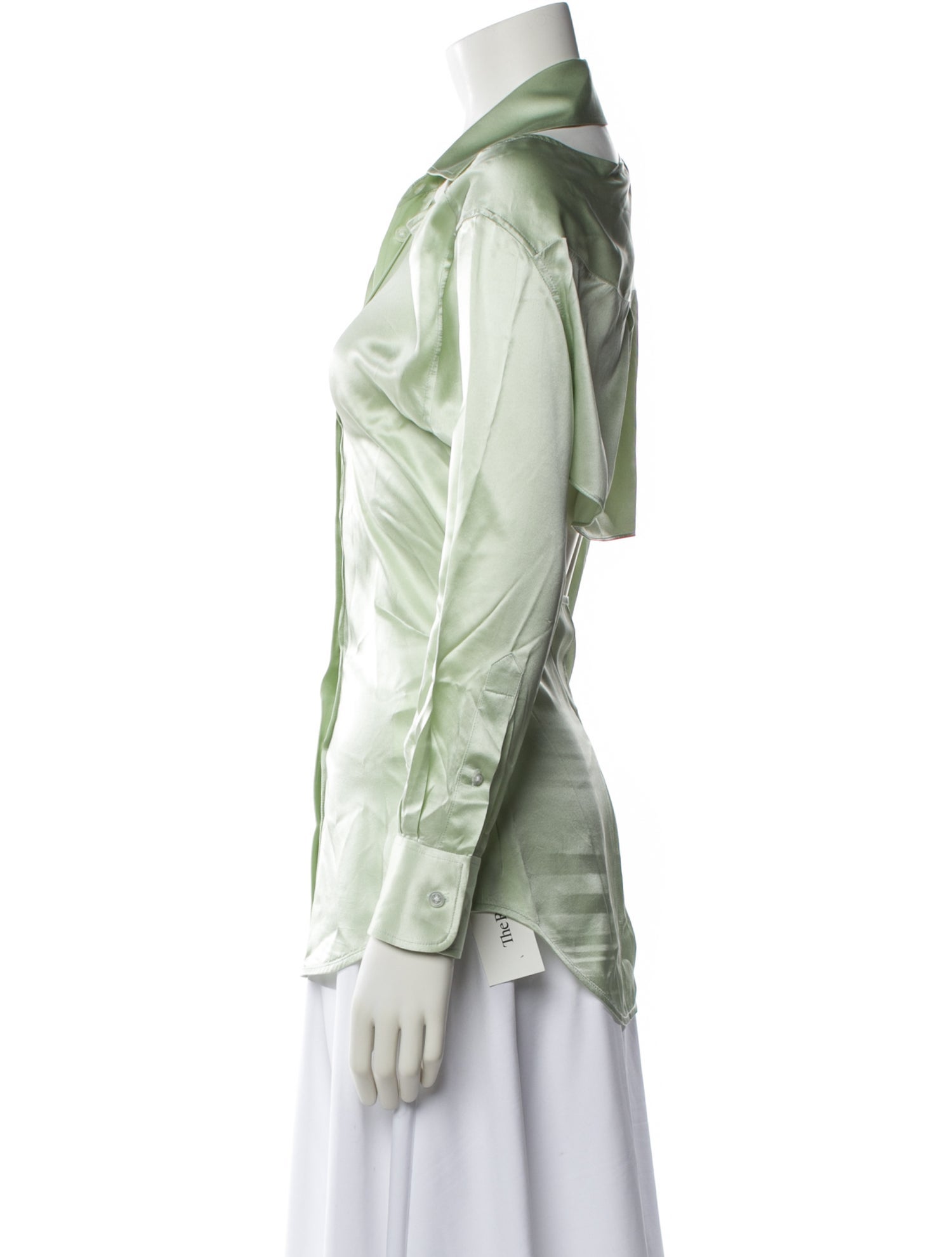 Alexander Wang Silk Long Sleeve Blouse