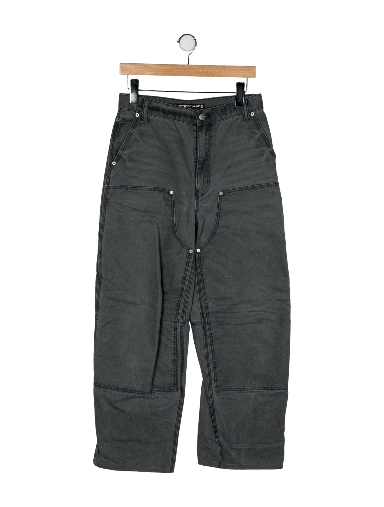 Alexander Wang High-Rise Wide Leg Jeans