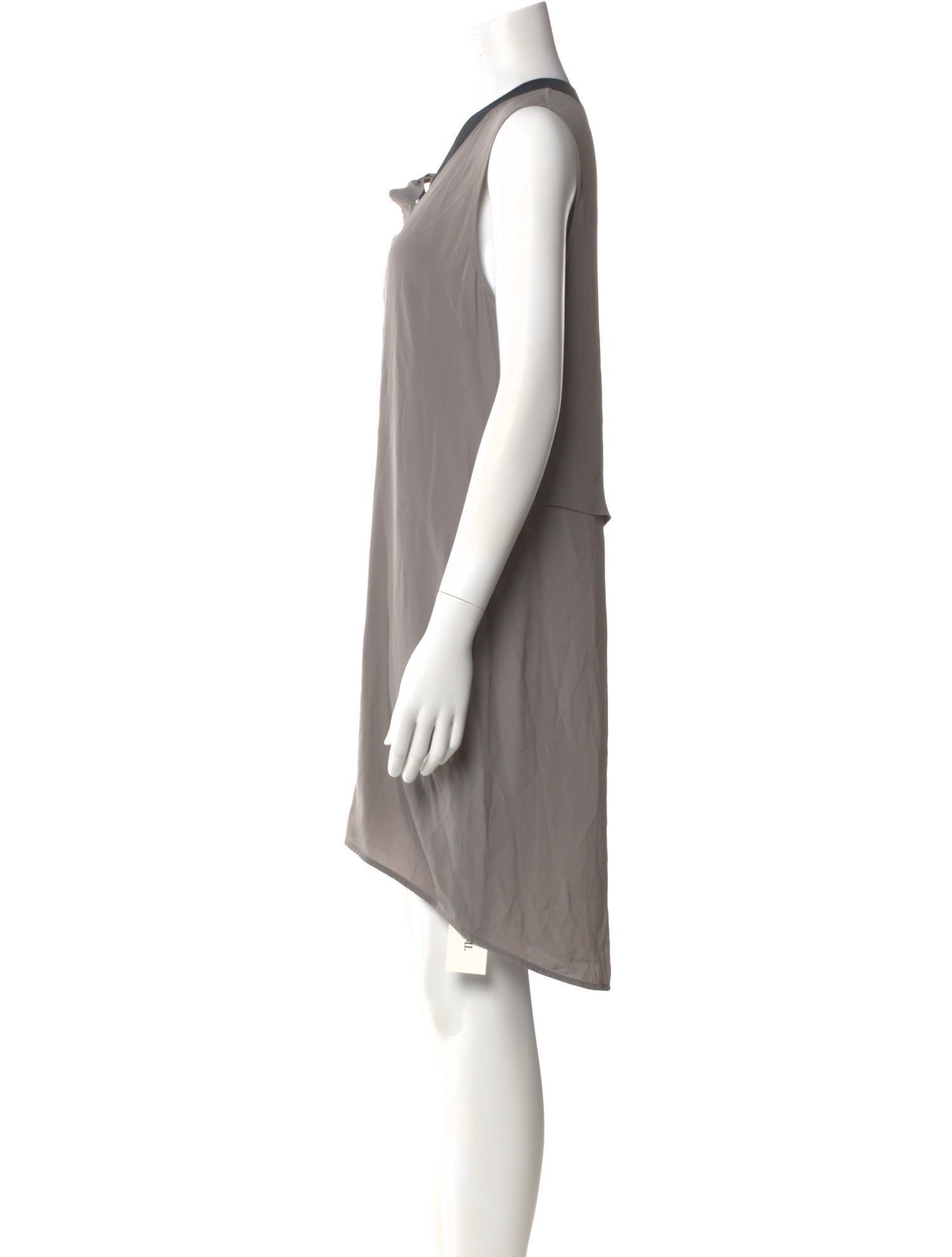 Alexander Wang Square Neckline Knee-Length Dress