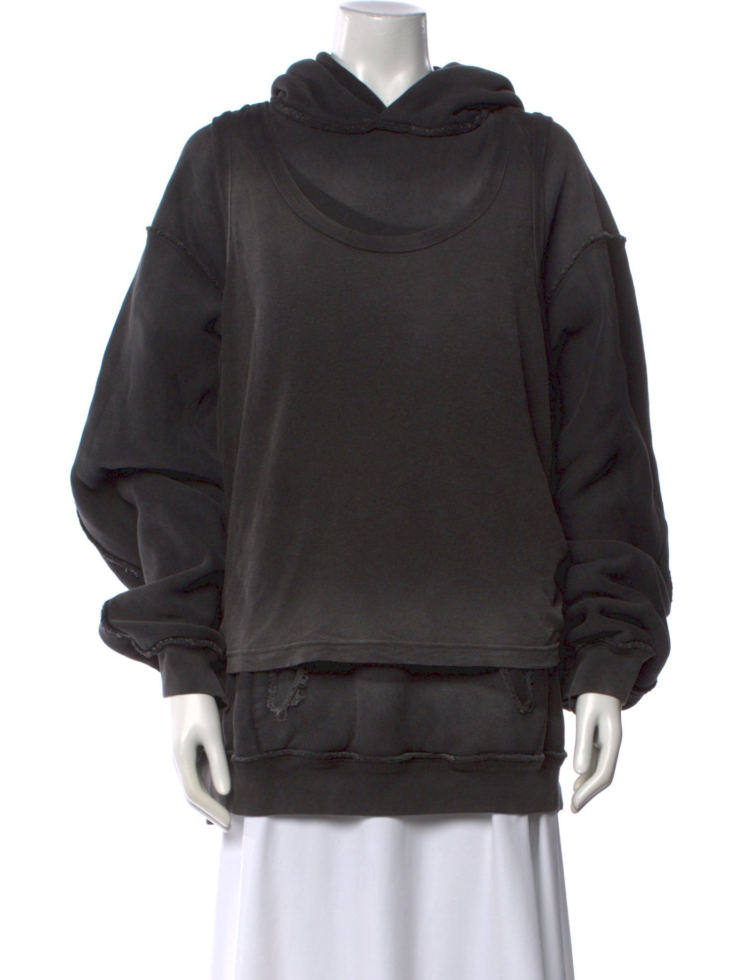 Alexander Wang Crew Neck Long Sleeve Hoodie