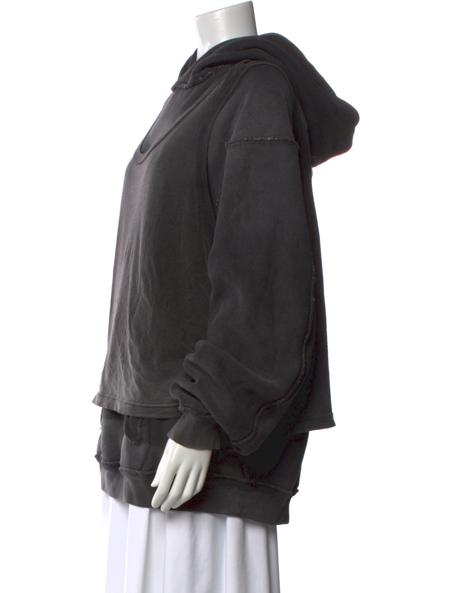 Alexander Wang Crew Neck Long Sleeve Hoodie