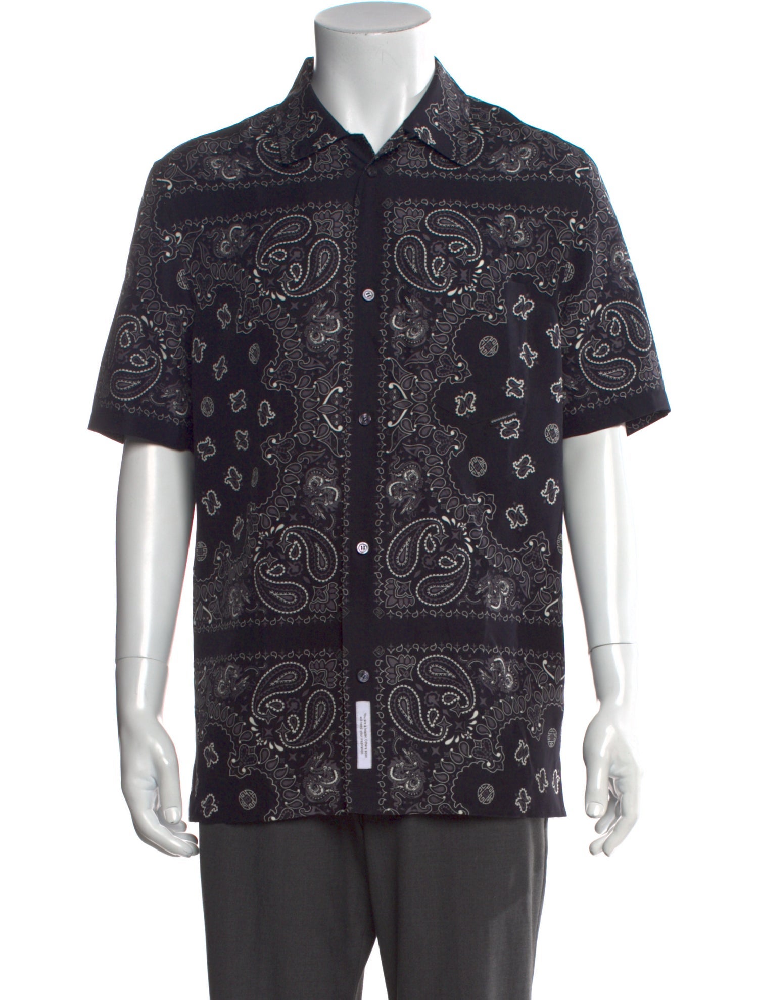 Alexander Wang Silk Paisley Print Shirt