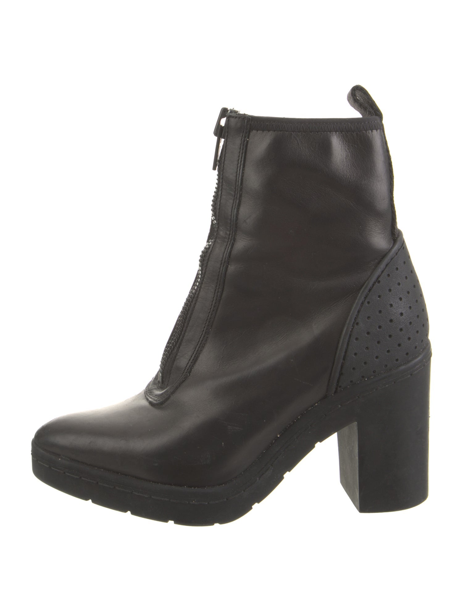 Alexander Wang Leather Combat Boots