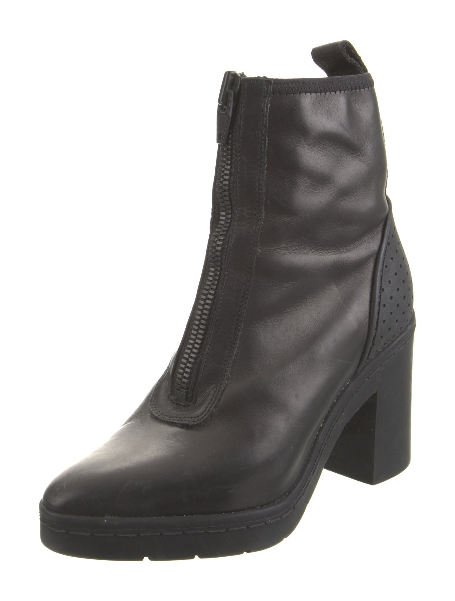 Alexander Wang Leather Combat Boots