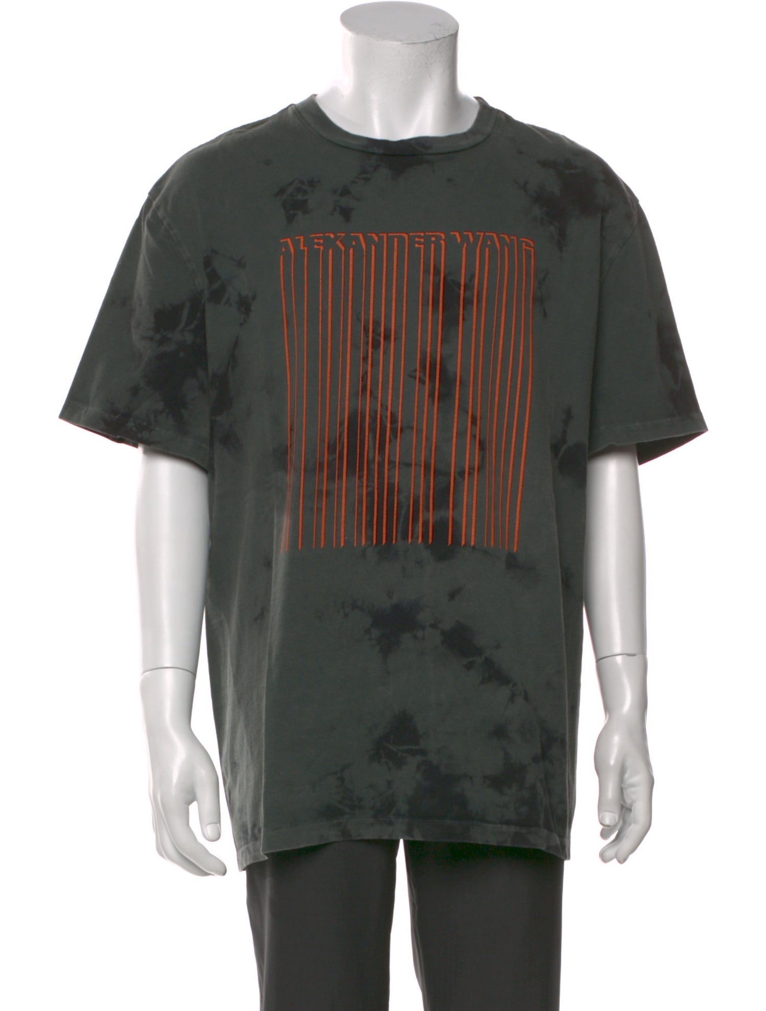 Alexander Wang Tie-Dye Print Crew Neck T-Shirt