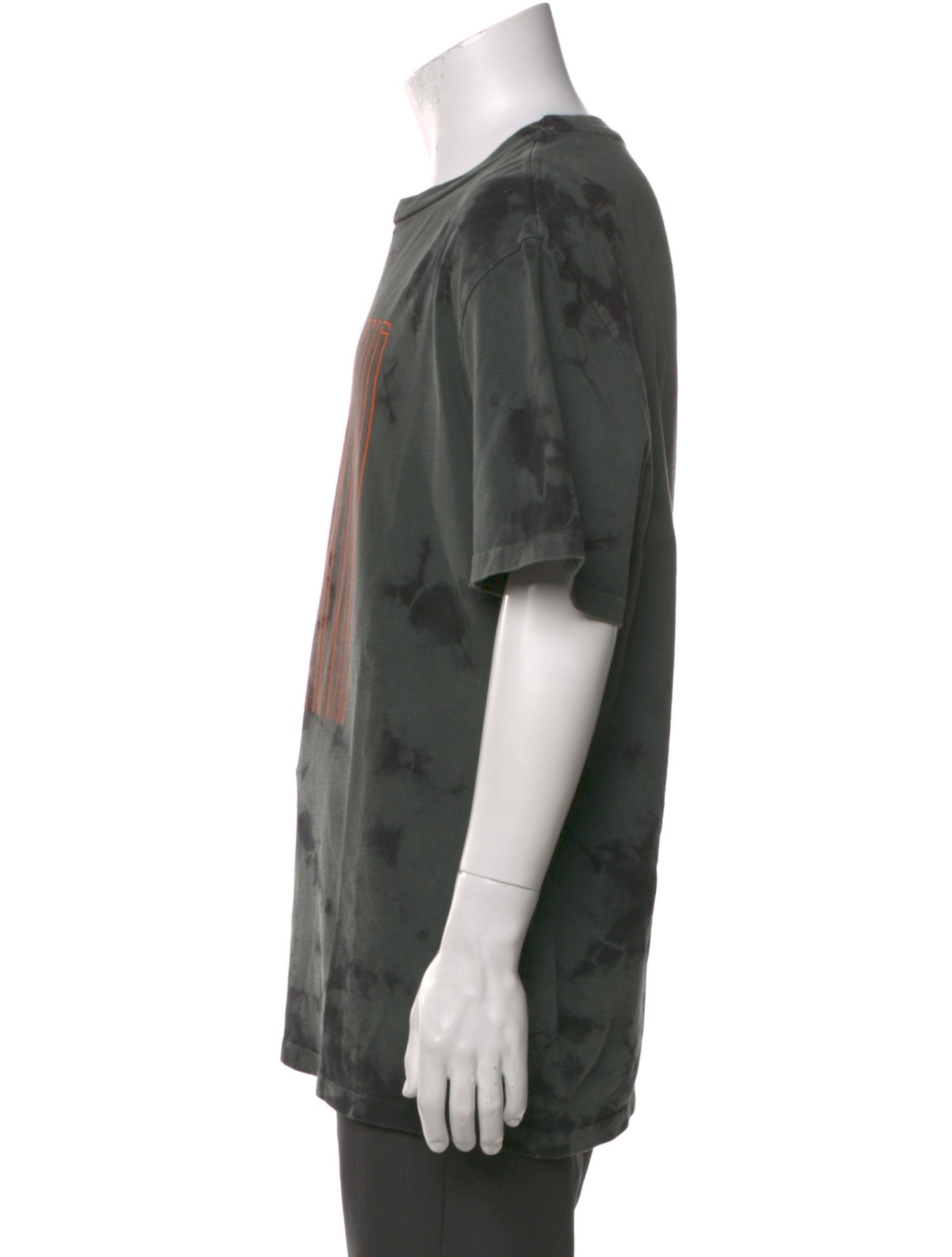 Alexander Wang Tie-Dye Print Crew Neck T-Shirt