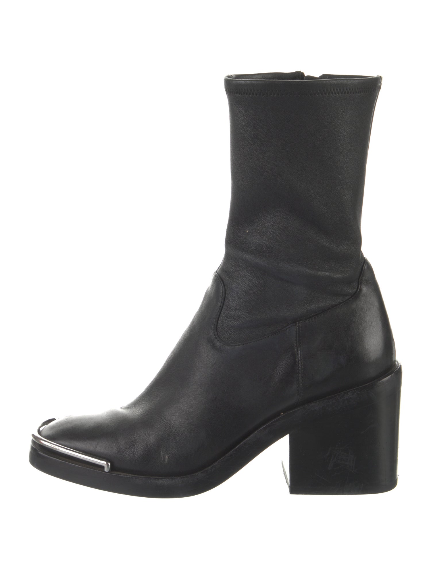 Alexander Wang Leather Sock Boots