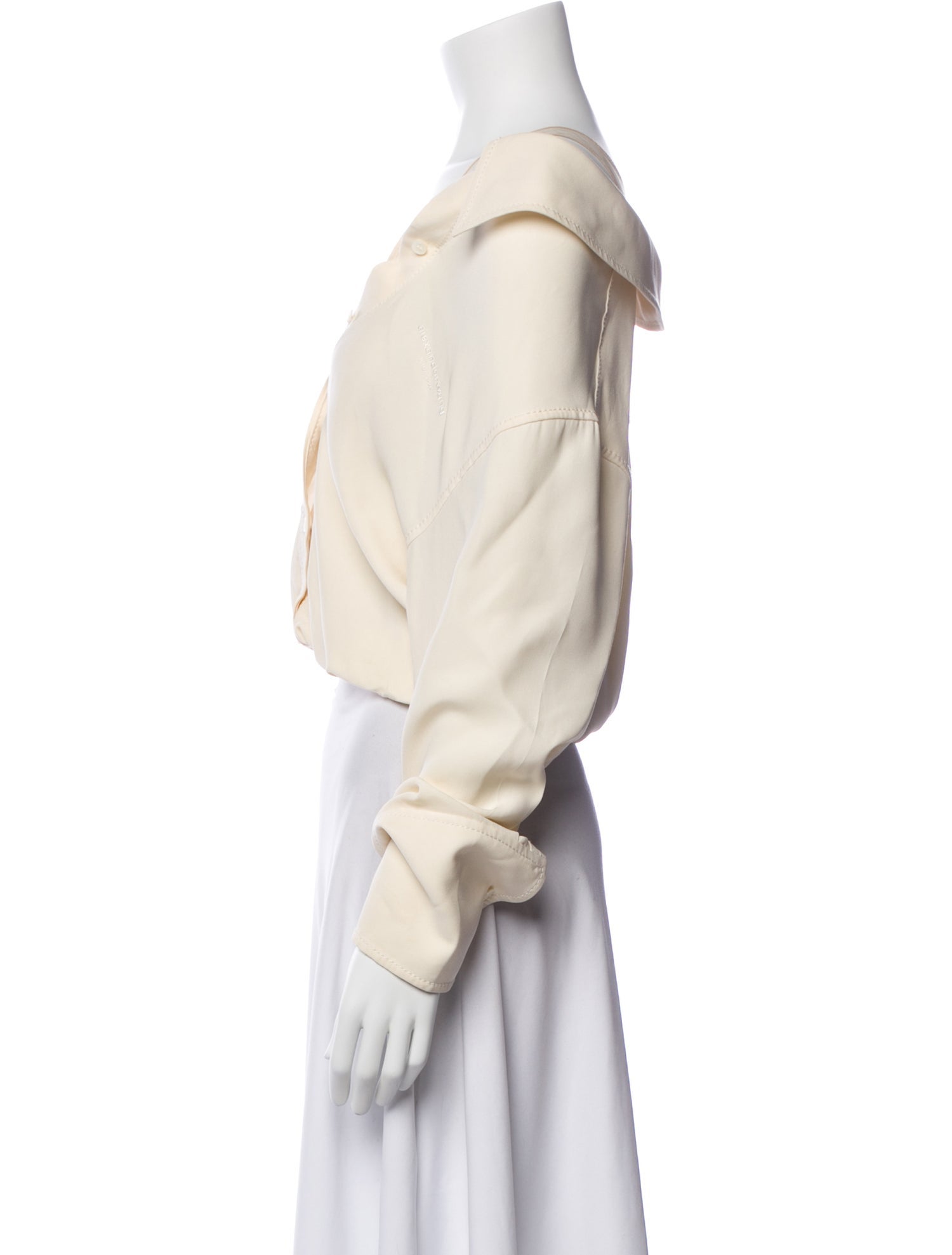 Alexander Wang Long Sleeve Button-Up Top