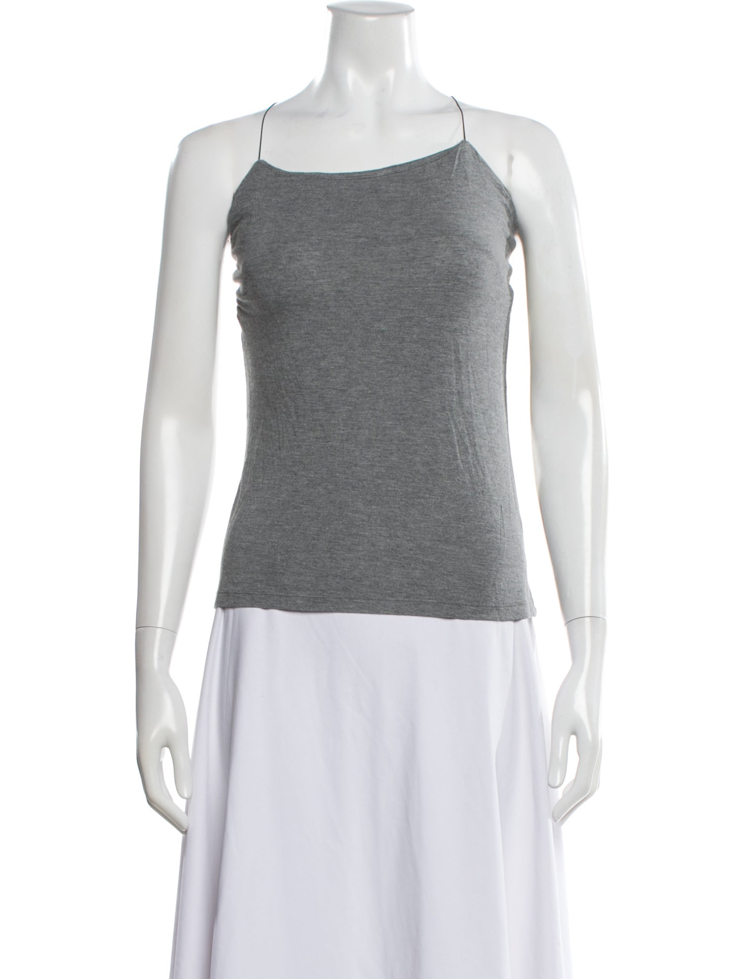 Alexander Wang Square Neckline Sleeveless Top