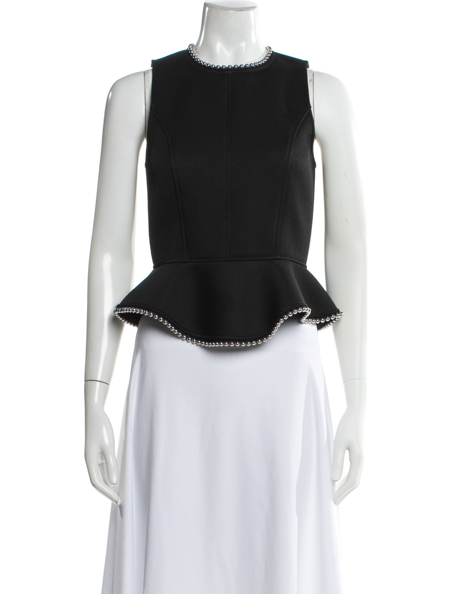 Alexander Wang Crew Neck Sleeveless Top